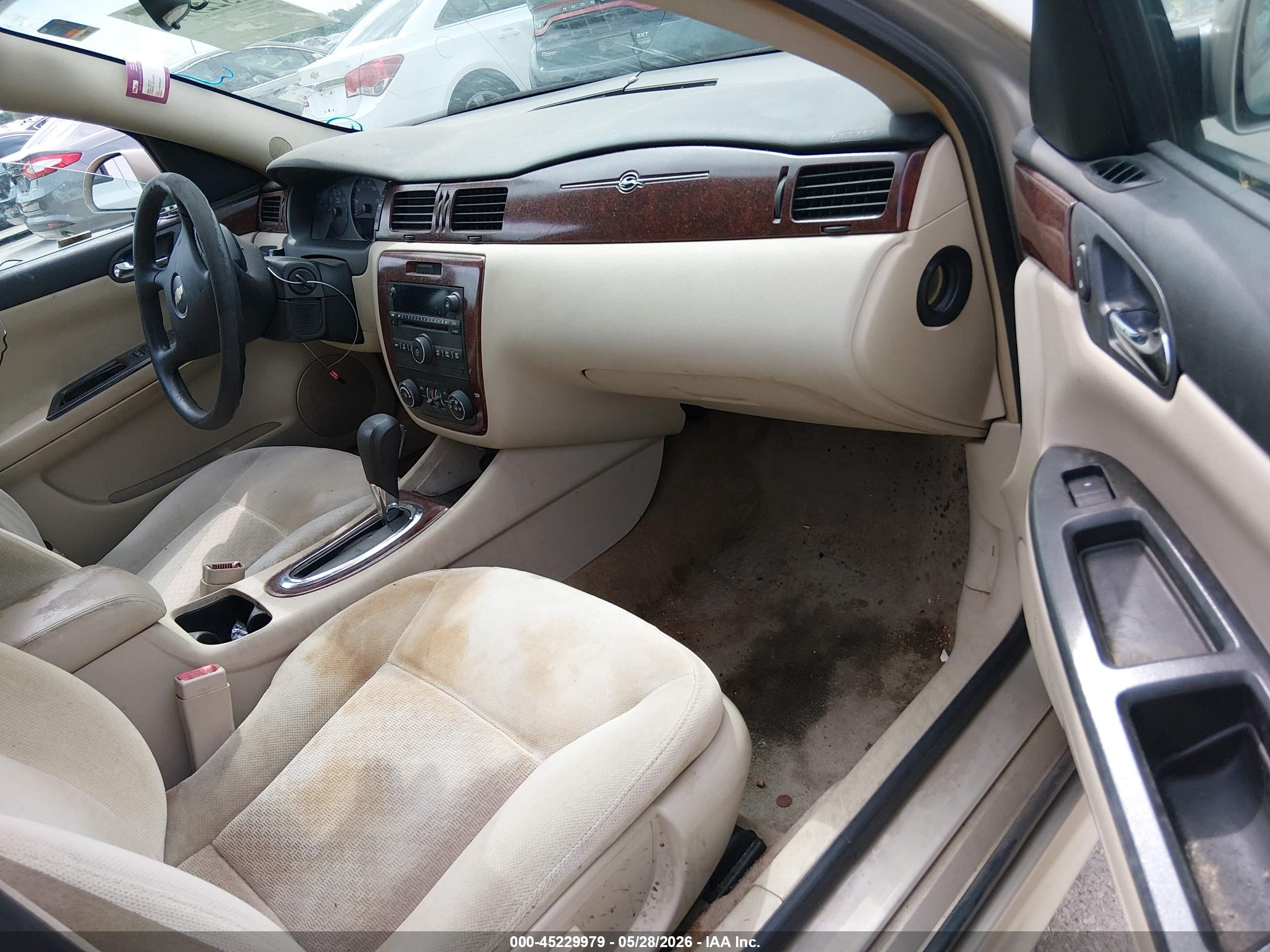 2009 Chevrolet Impala Ls Gold vin: 2G1WB57K791279451