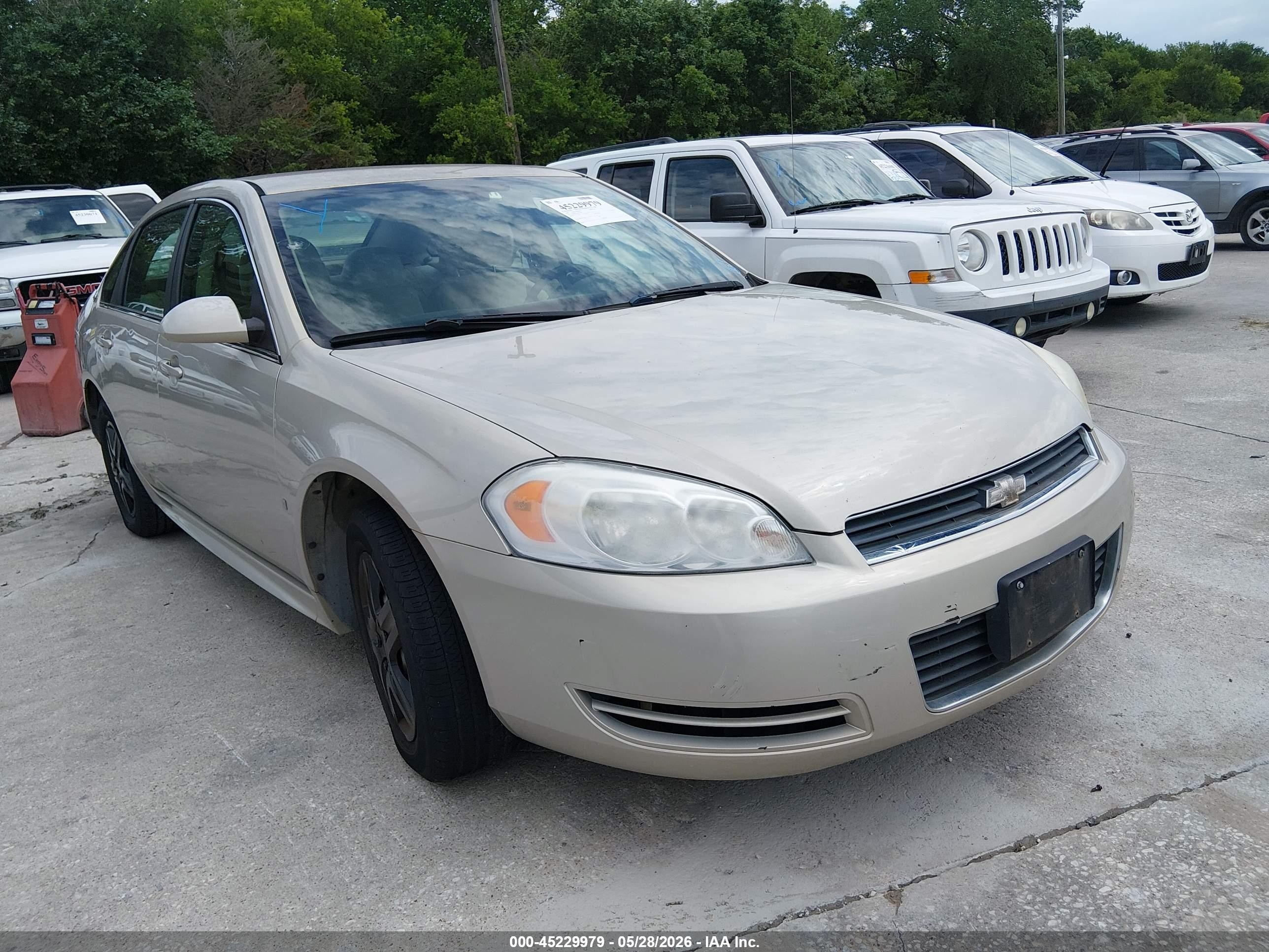 2009 Chevrolet Impala Ls Gold vin: 2G1WB57K791279451