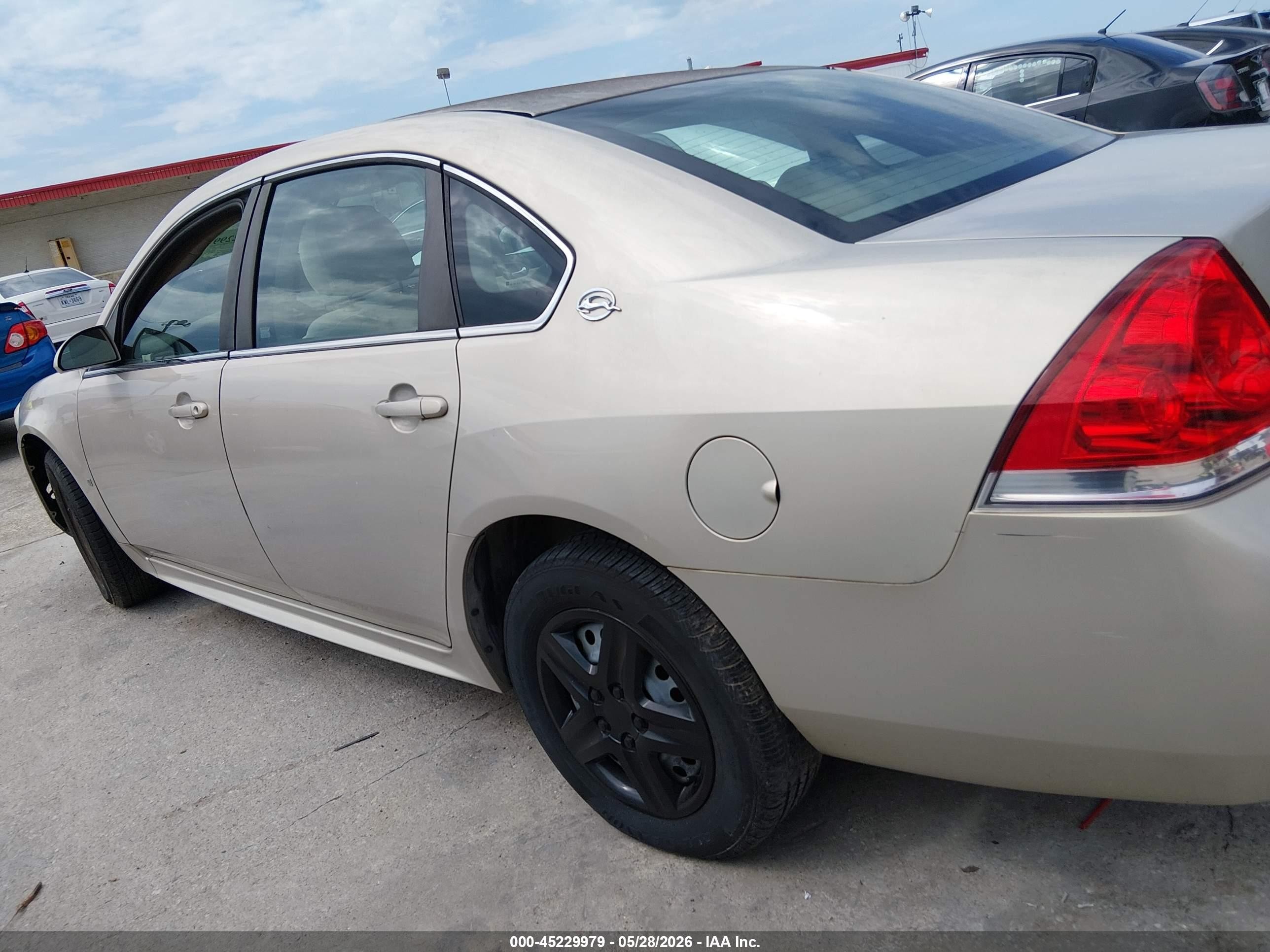 2009 Chevrolet Impala Ls Gold vin: 2G1WB57K791279451