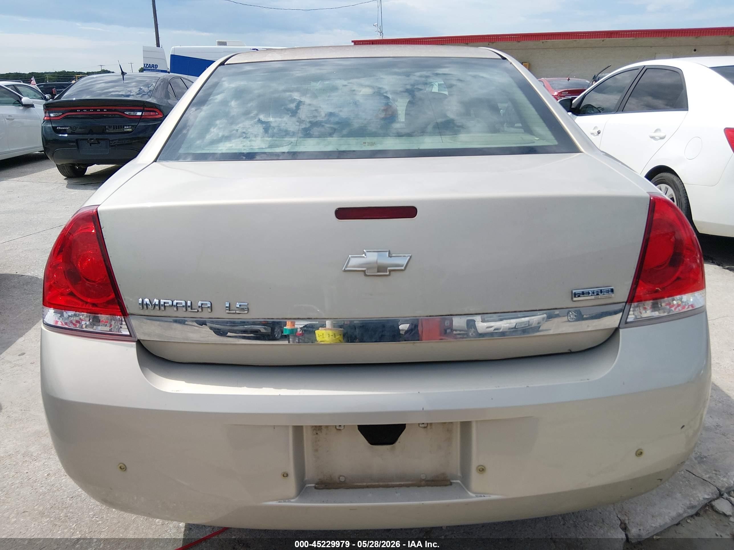 2009 Chevrolet Impala Ls Gold vin: 2G1WB57K791279451