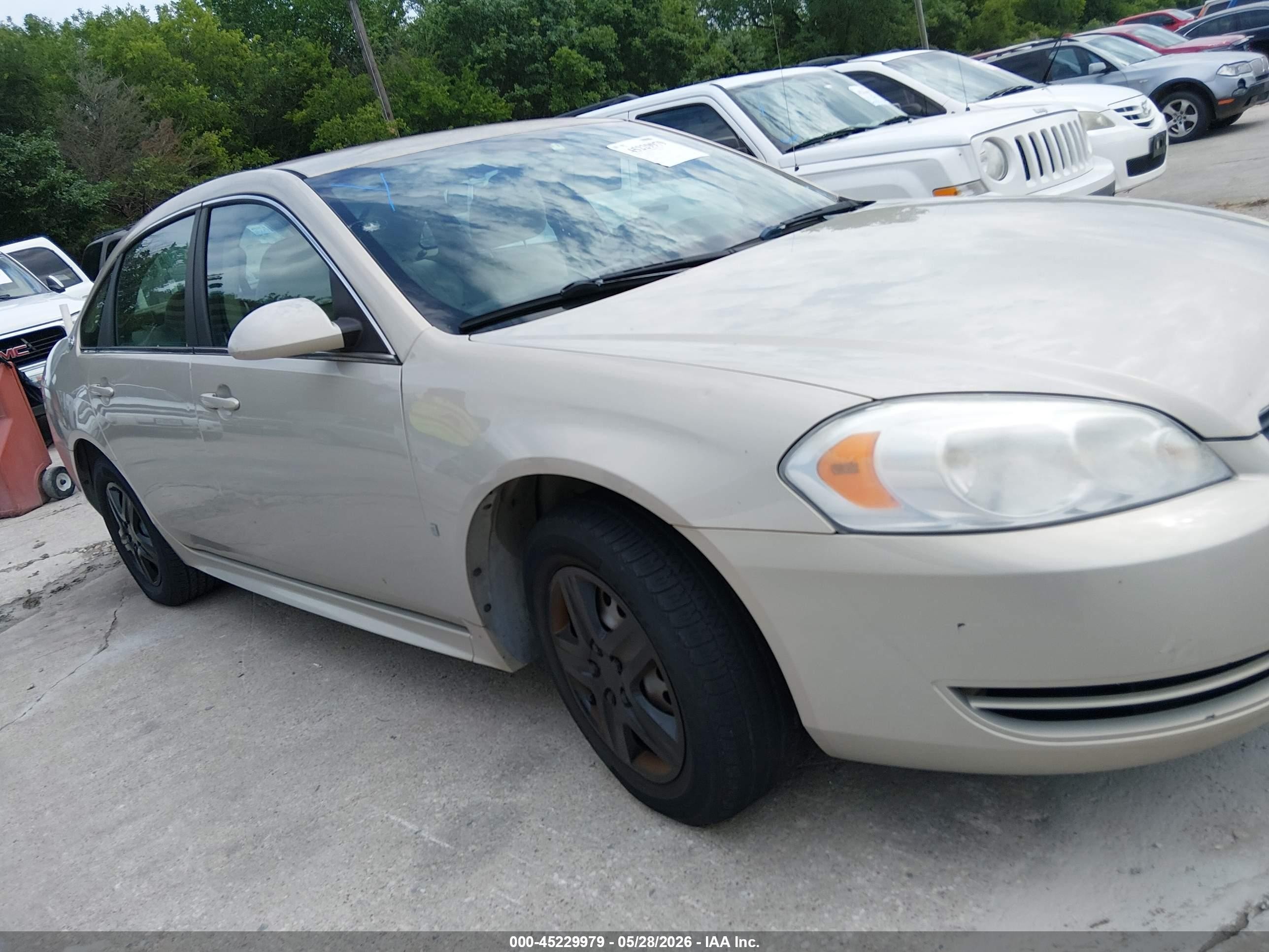 2009 Chevrolet Impala Ls Gold vin: 2G1WB57K791279451