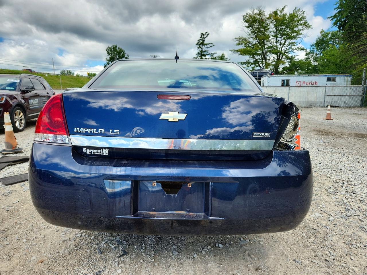 2009 Chevrolet Impala Ls Синий vin: 2G1WB57K891110653