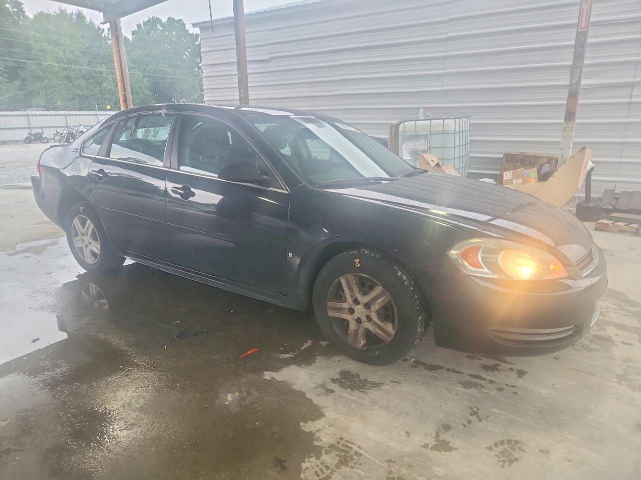 2009 Chevrolet Impala Ls Black vin: 2G1WB57K891121569