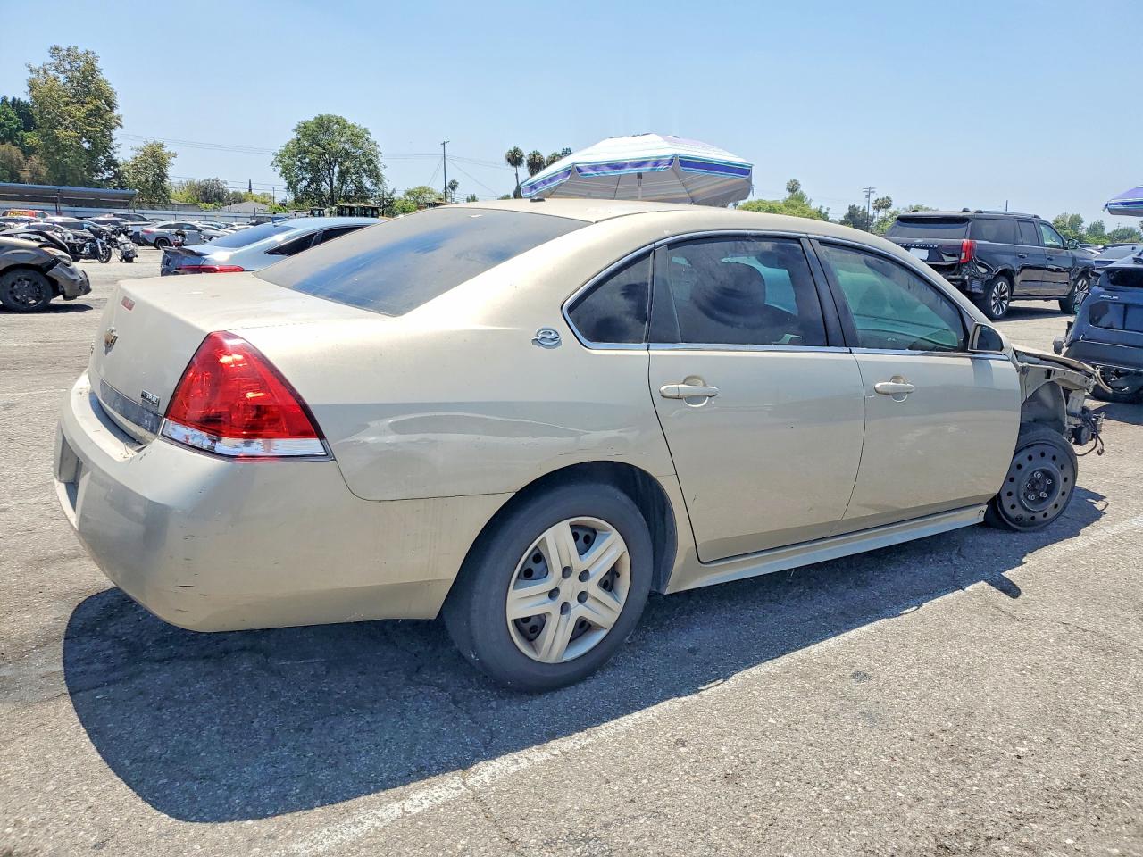 2009 Chevrolet Impala Ls Tan vin: 2G1WB57K891145287