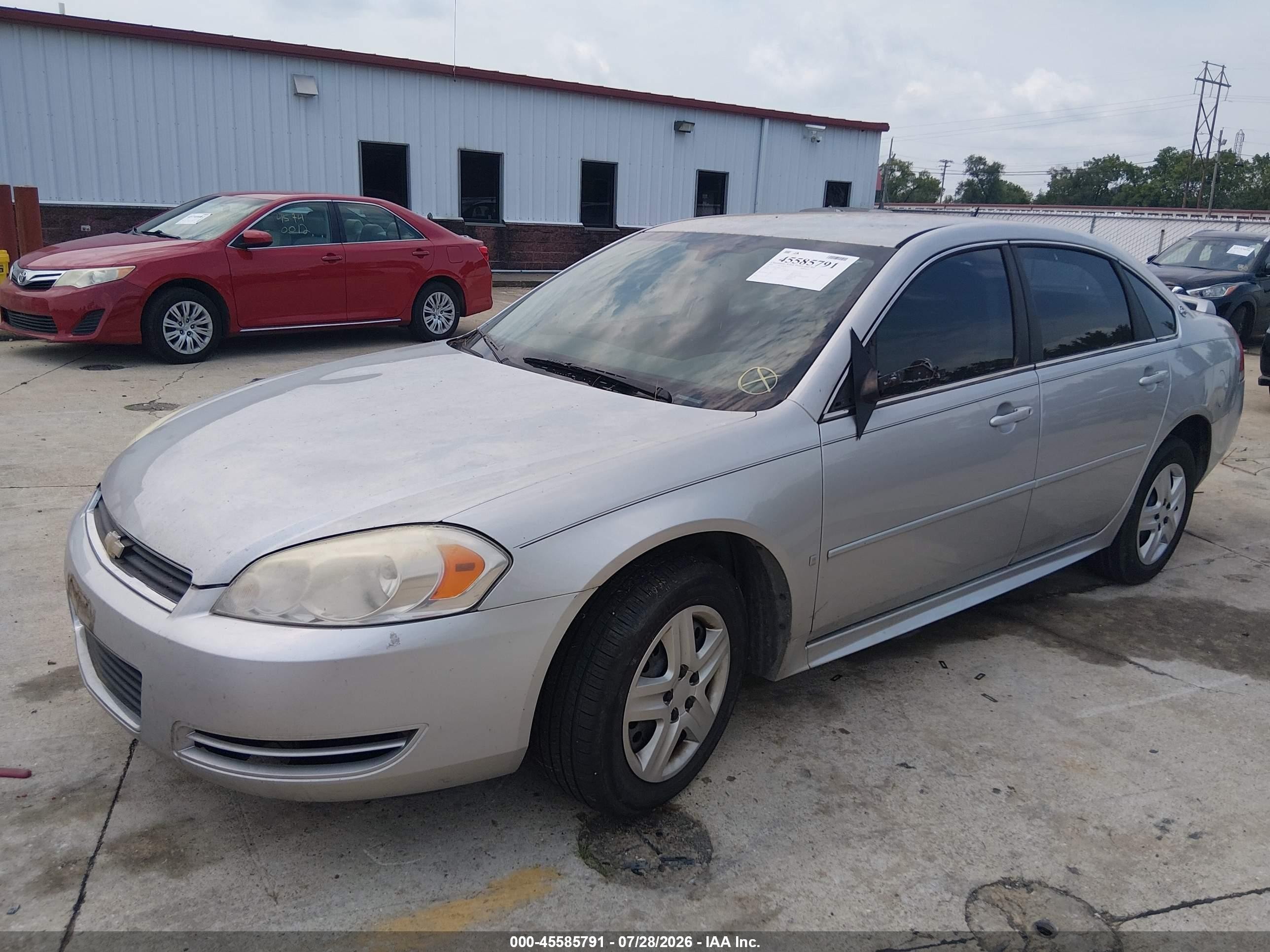 2009 Chevrolet Impala Ls Gray vin: 2G1WB57K891177477