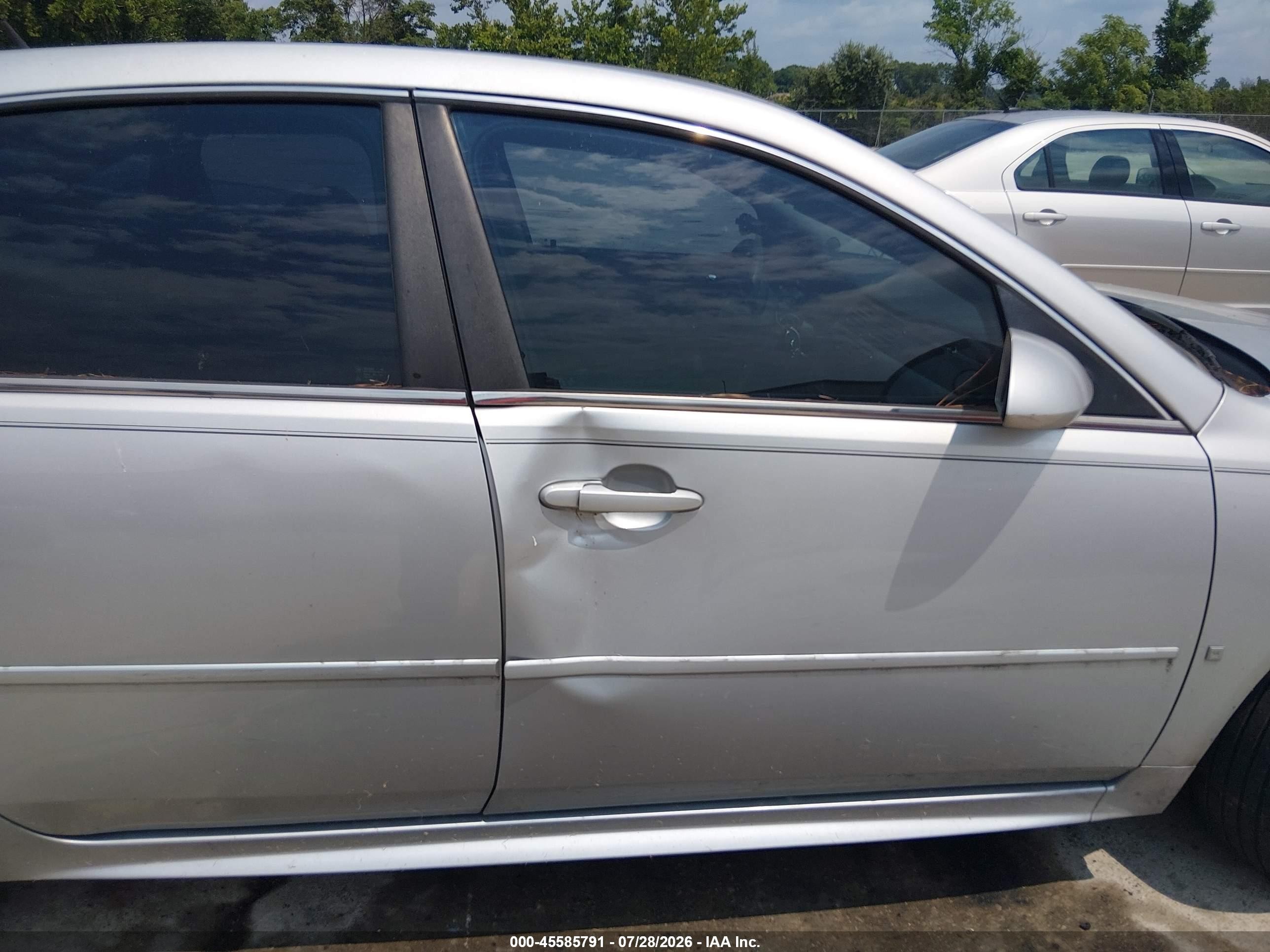 2009 Chevrolet Impala Ls Gray vin: 2G1WB57K891177477
