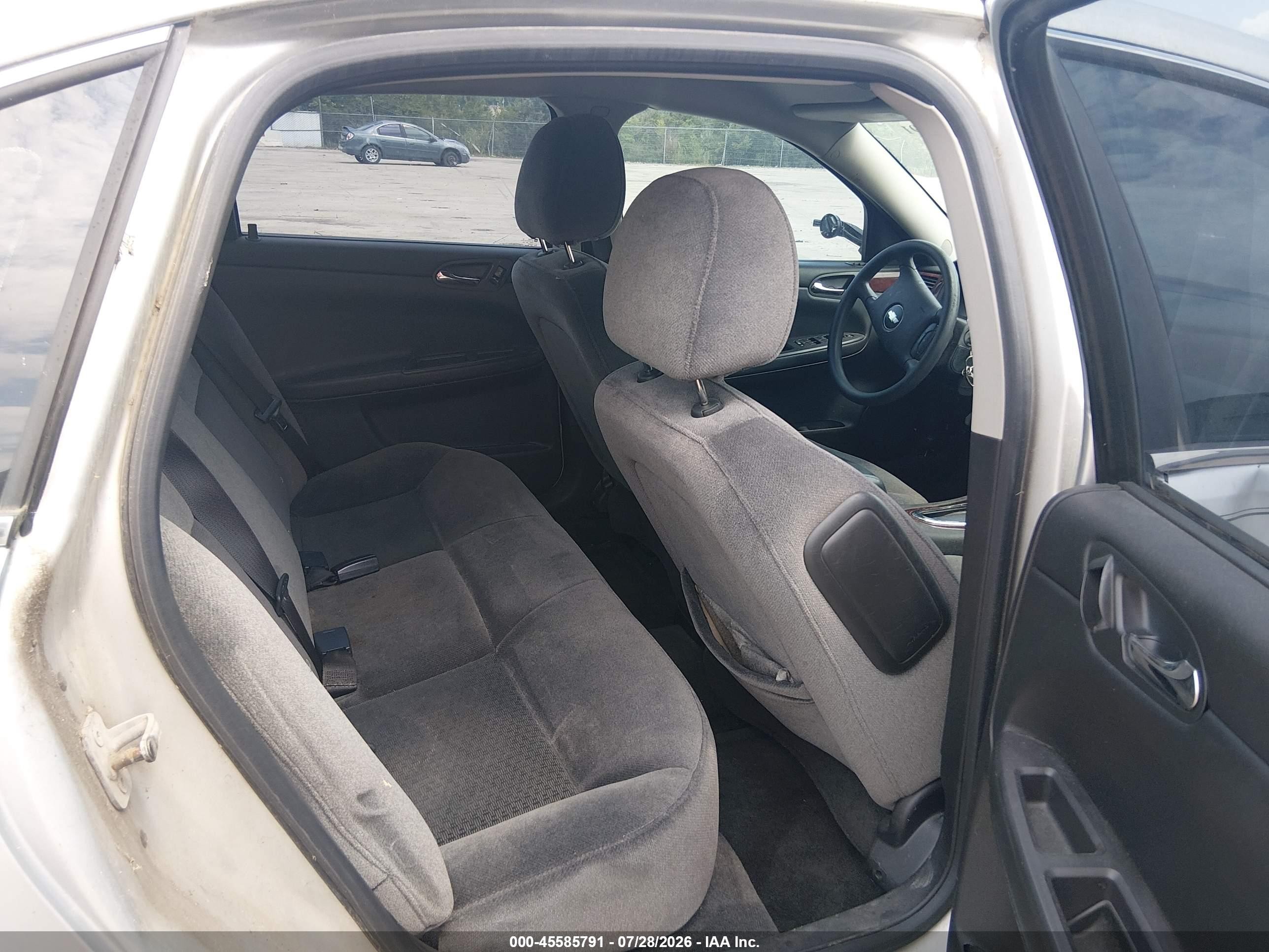 2009 Chevrolet Impala Ls Gray vin: 2G1WB57K891177477