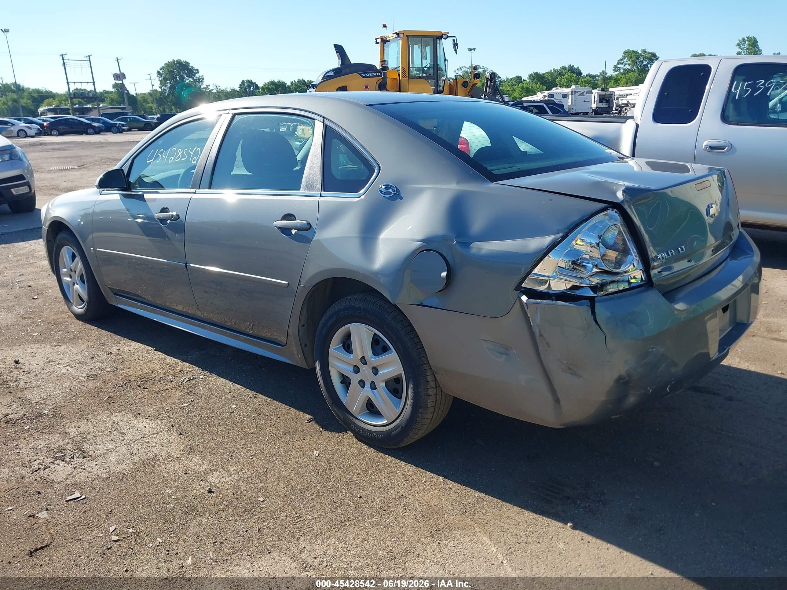 2009 Chevrolet Impala Ls Gray vin: 2G1WB57K891262996