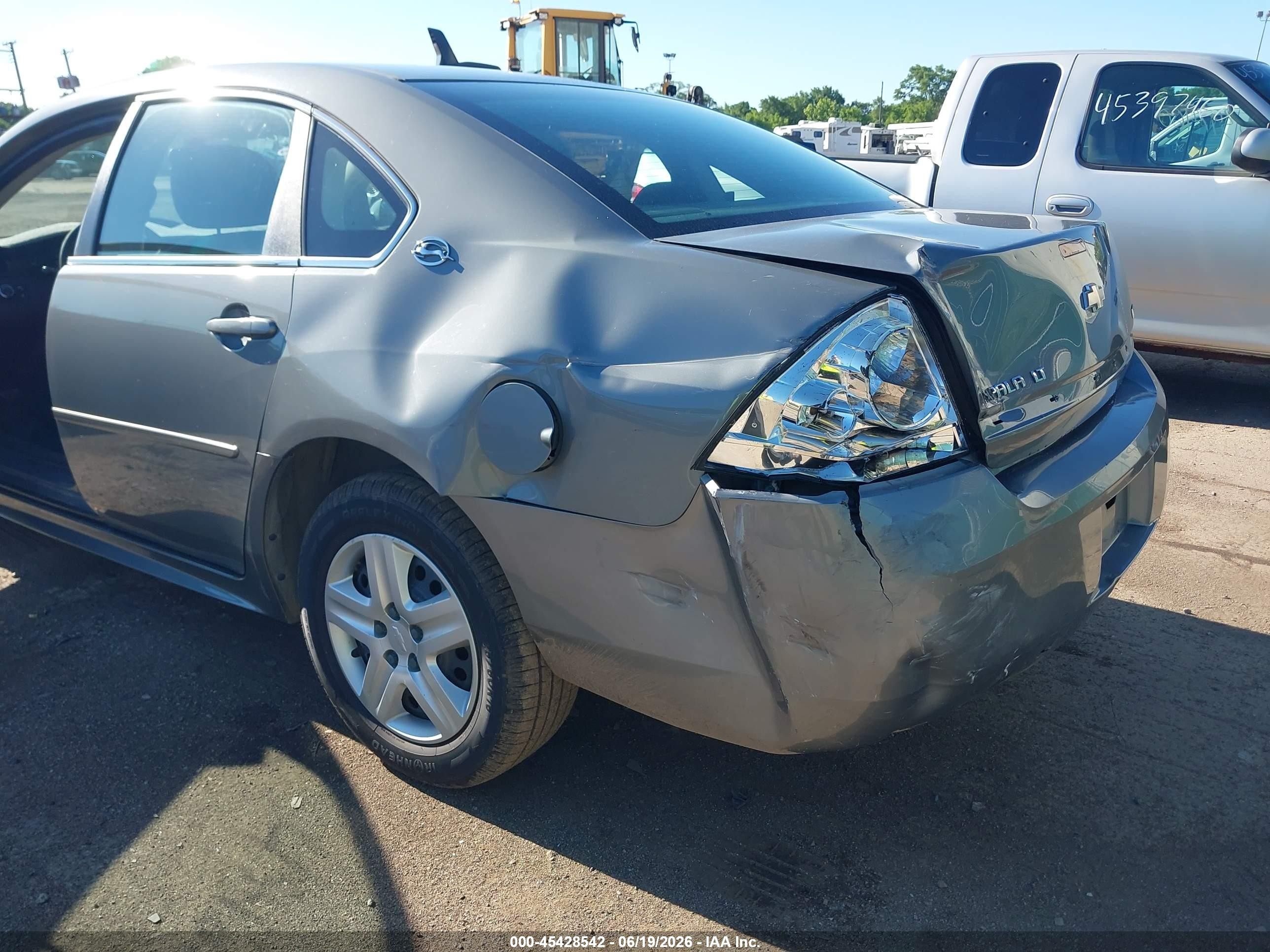2009 Chevrolet Impala Ls Gray vin: 2G1WB57K891262996