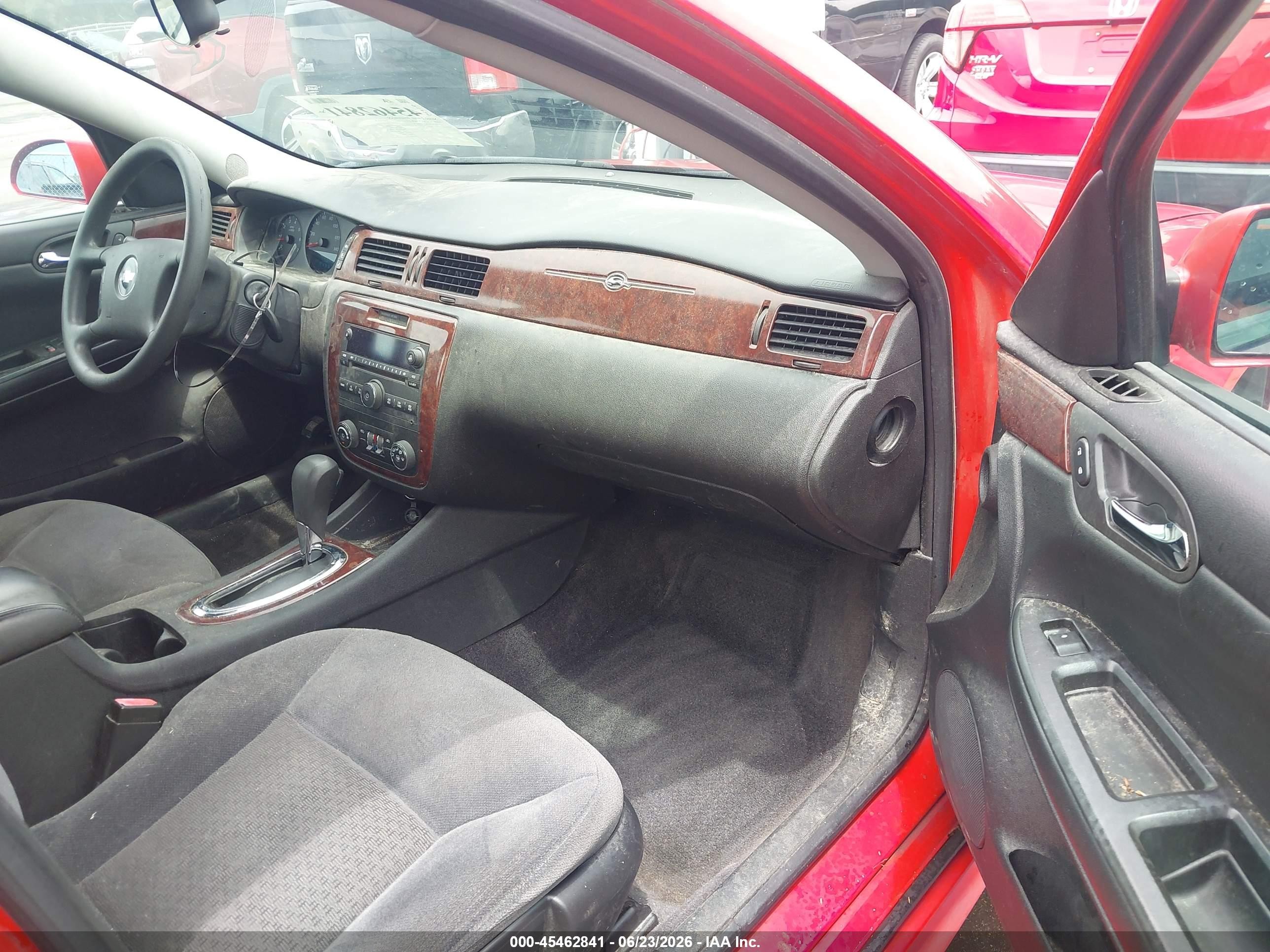2009 Chevrolet Impala Ls Red vin: 2G1WB57K891286876