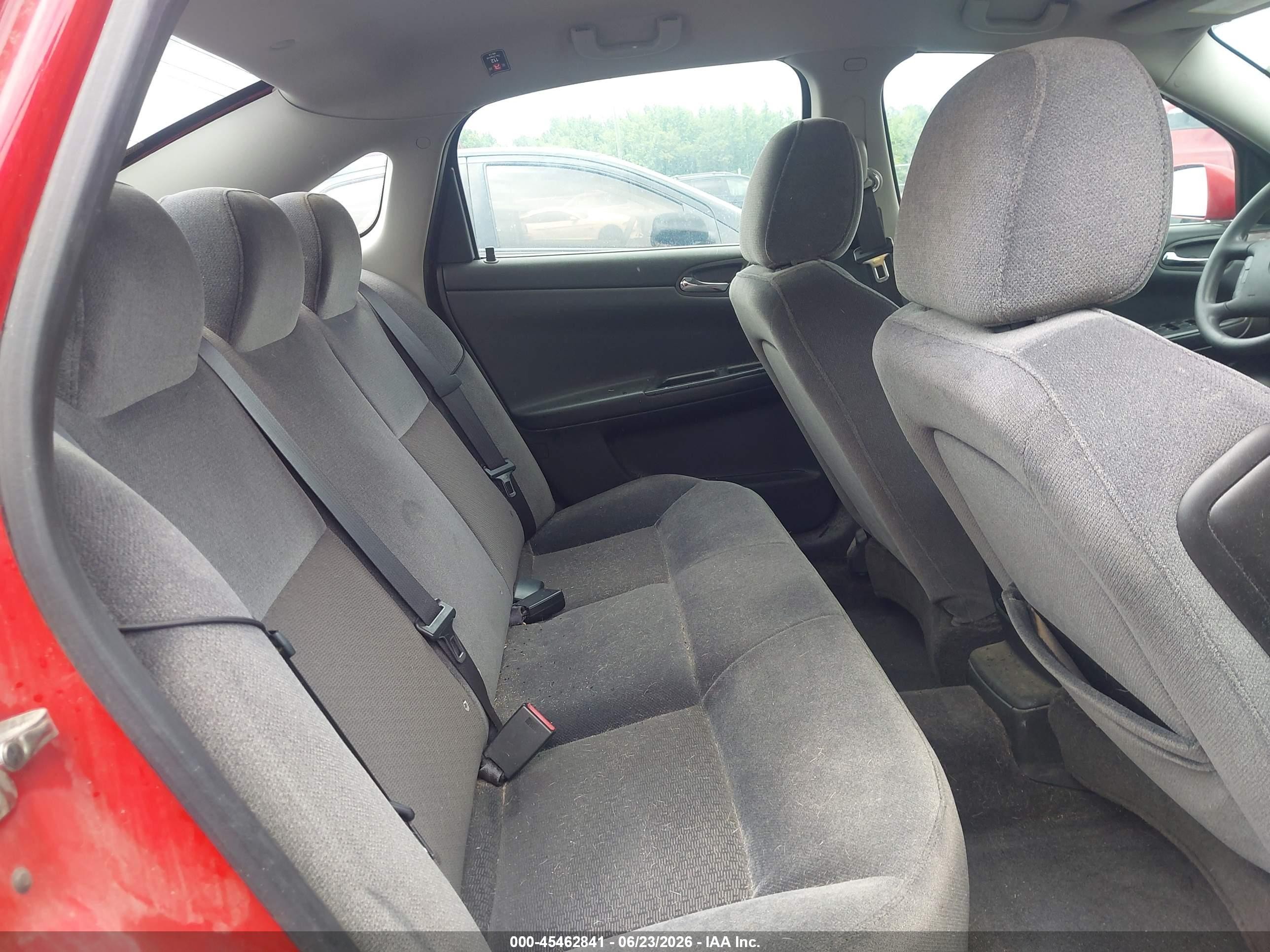 2009 Chevrolet Impala Ls Red vin: 2G1WB57K891286876