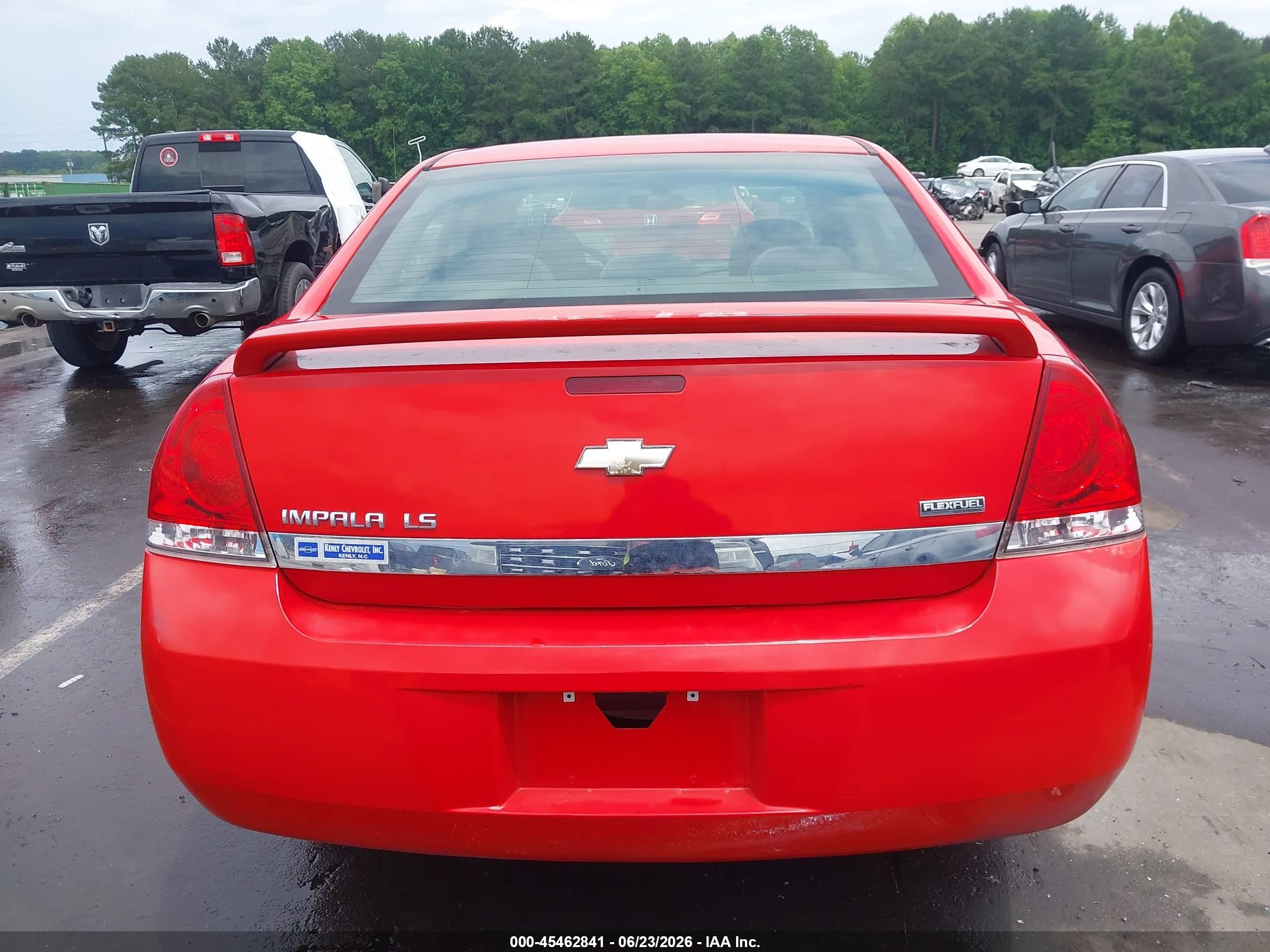 2009 Chevrolet Impala Ls Red vin: 2G1WB57K891286876