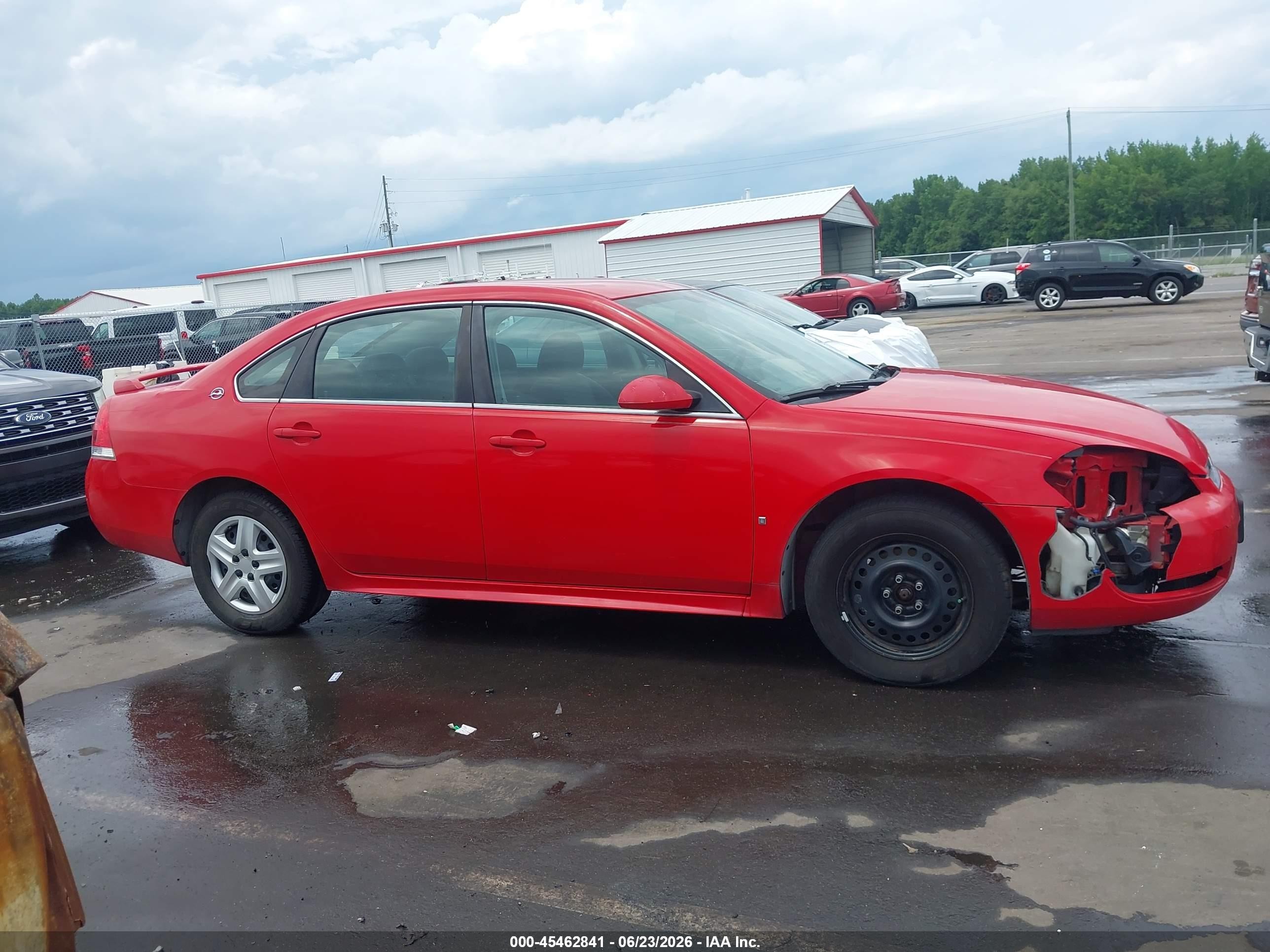 2009 Chevrolet Impala Ls Red vin: 2G1WB57K891286876