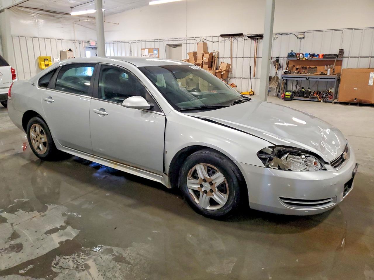 2009 Chevrolet Impala Ls Silver vin: 2G1WB57K991170876