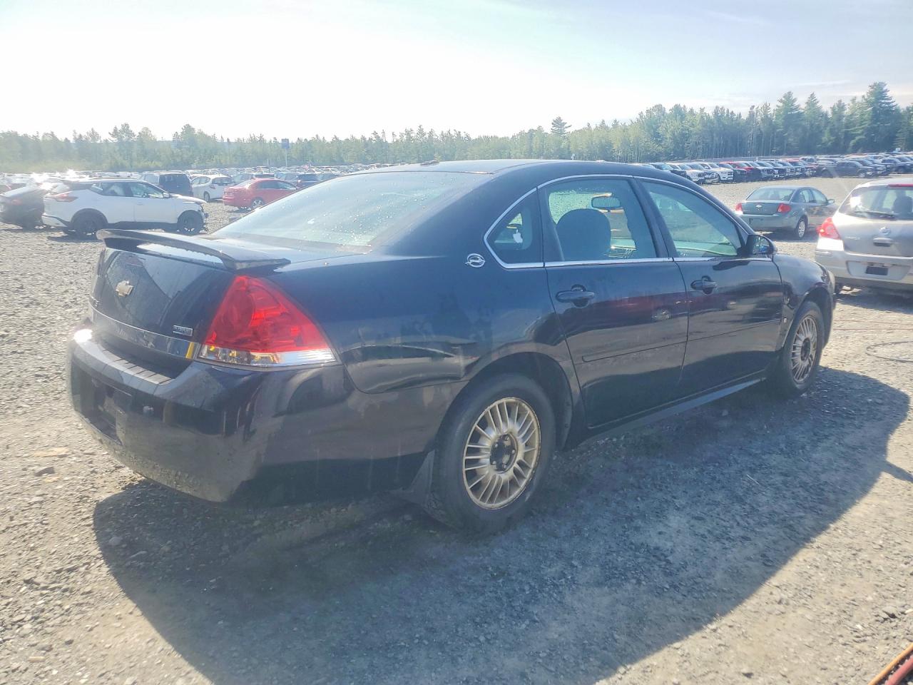 2009 Chevrolet Impala Ls Black vin: 2G1WB57K991264949