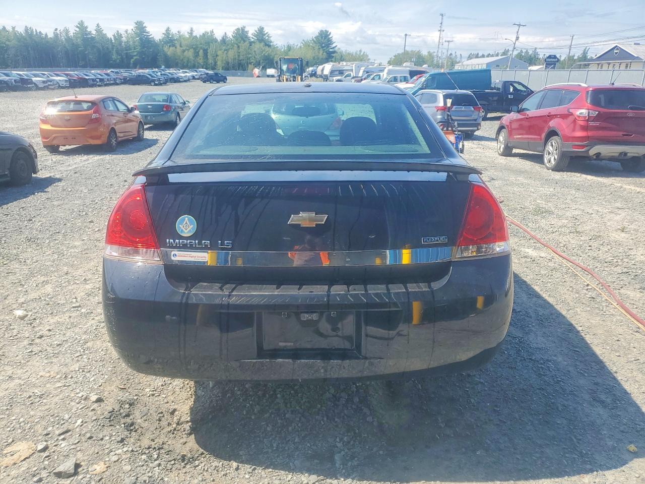 2009 Chevrolet Impala Ls Black vin: 2G1WB57K991264949