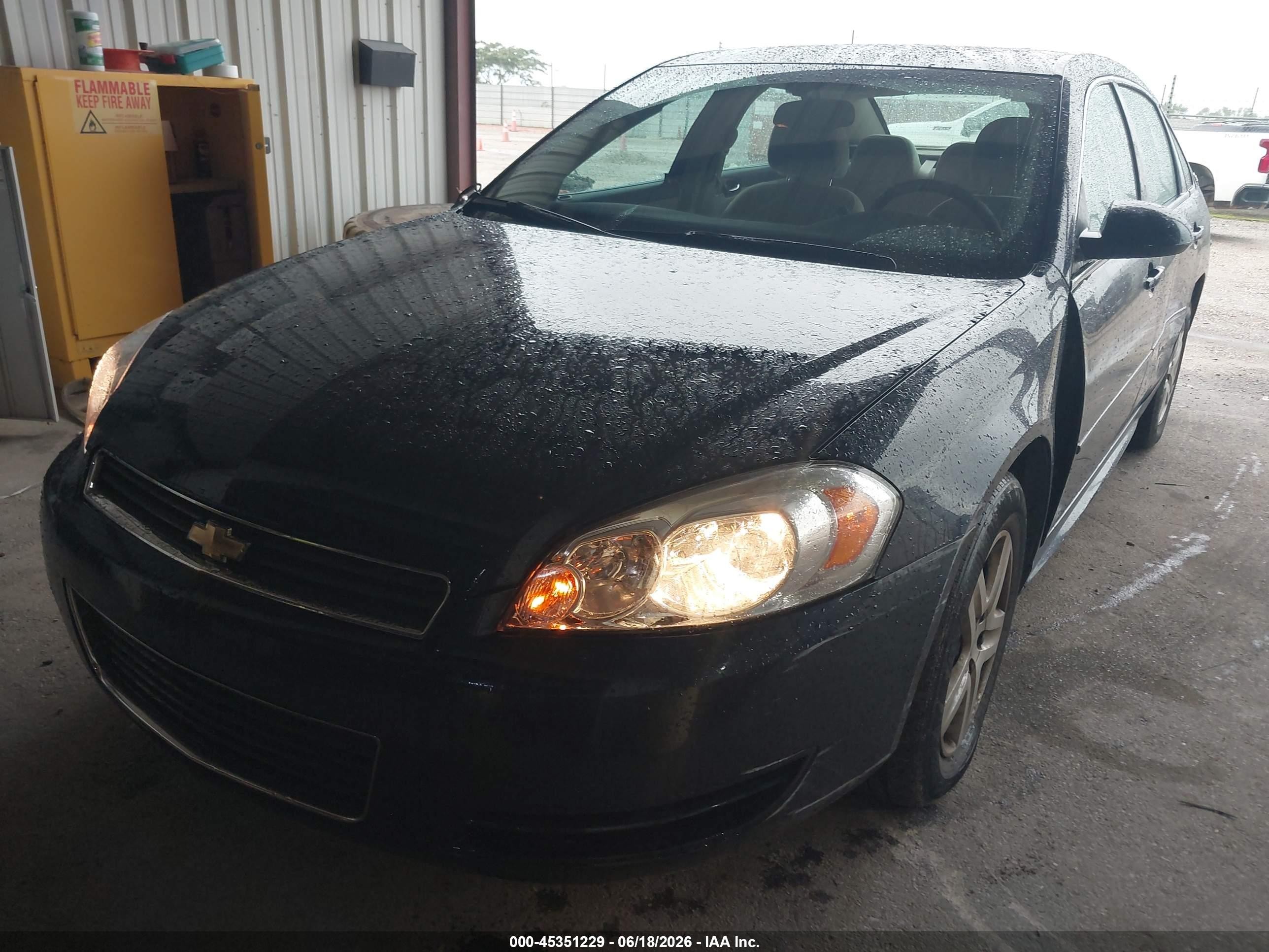 2009 Chevrolet Impala Ls Blue vin: 2G1WB57KX91220751
