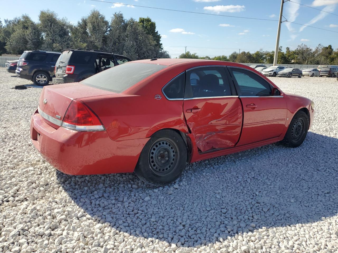 2009 Chevrolet Impala Ls Red vin: 2G1WB57KX91247643