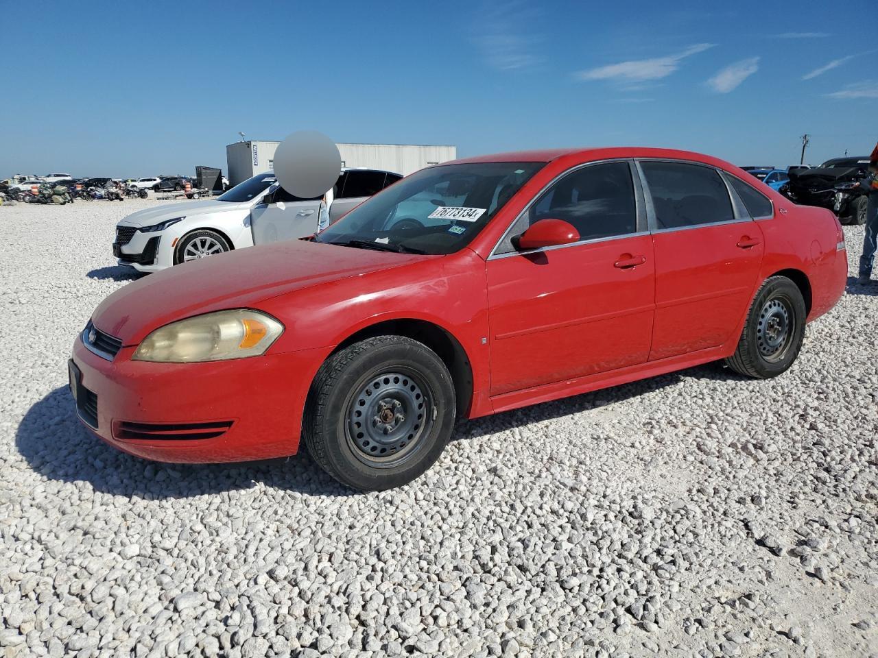 2009 Chevrolet Impala Ls Red vin: 2G1WB57KX91247643