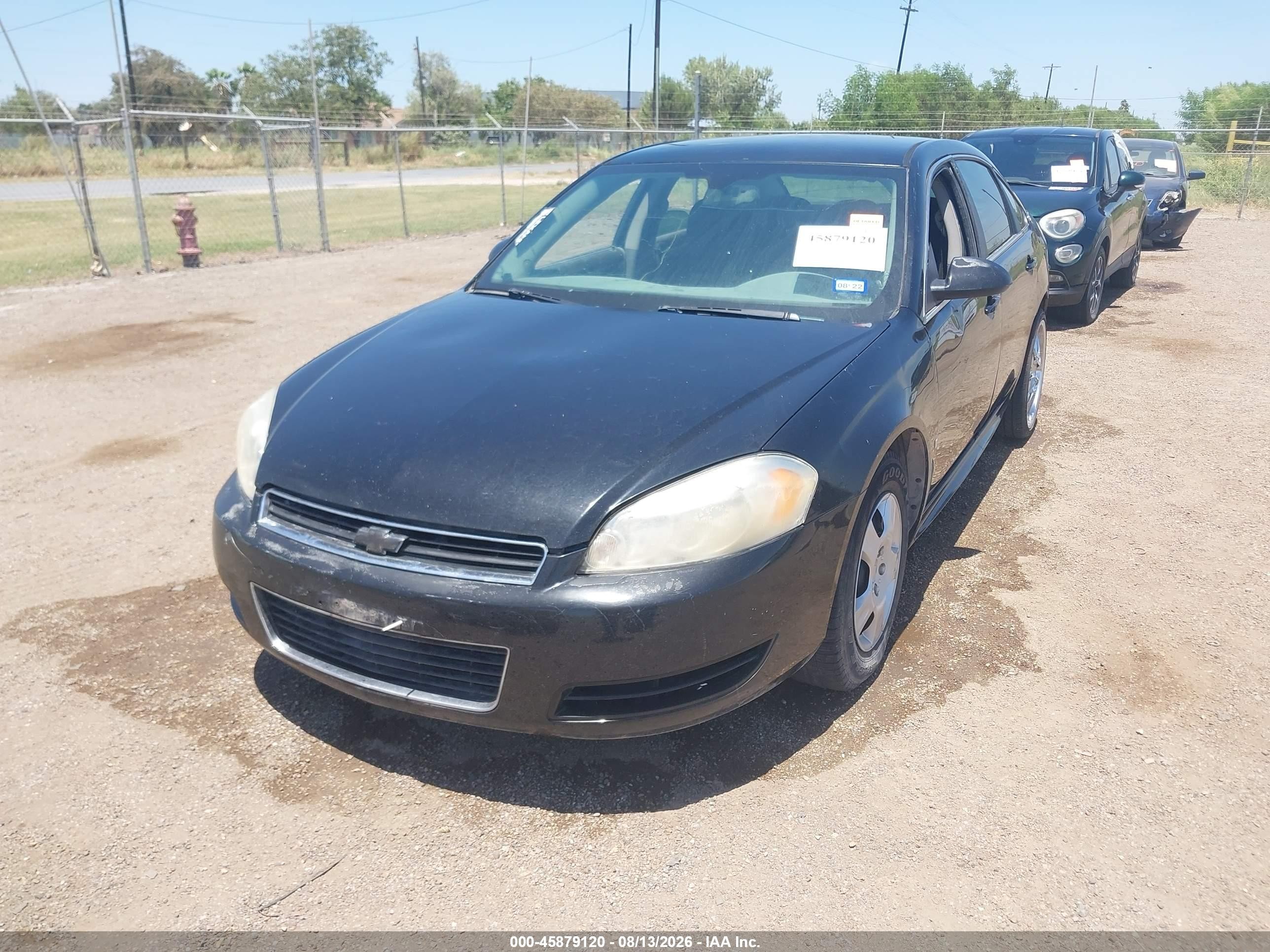 2009 Chevrolet Impala Ls Black vin: 2G1WB57KX91253930