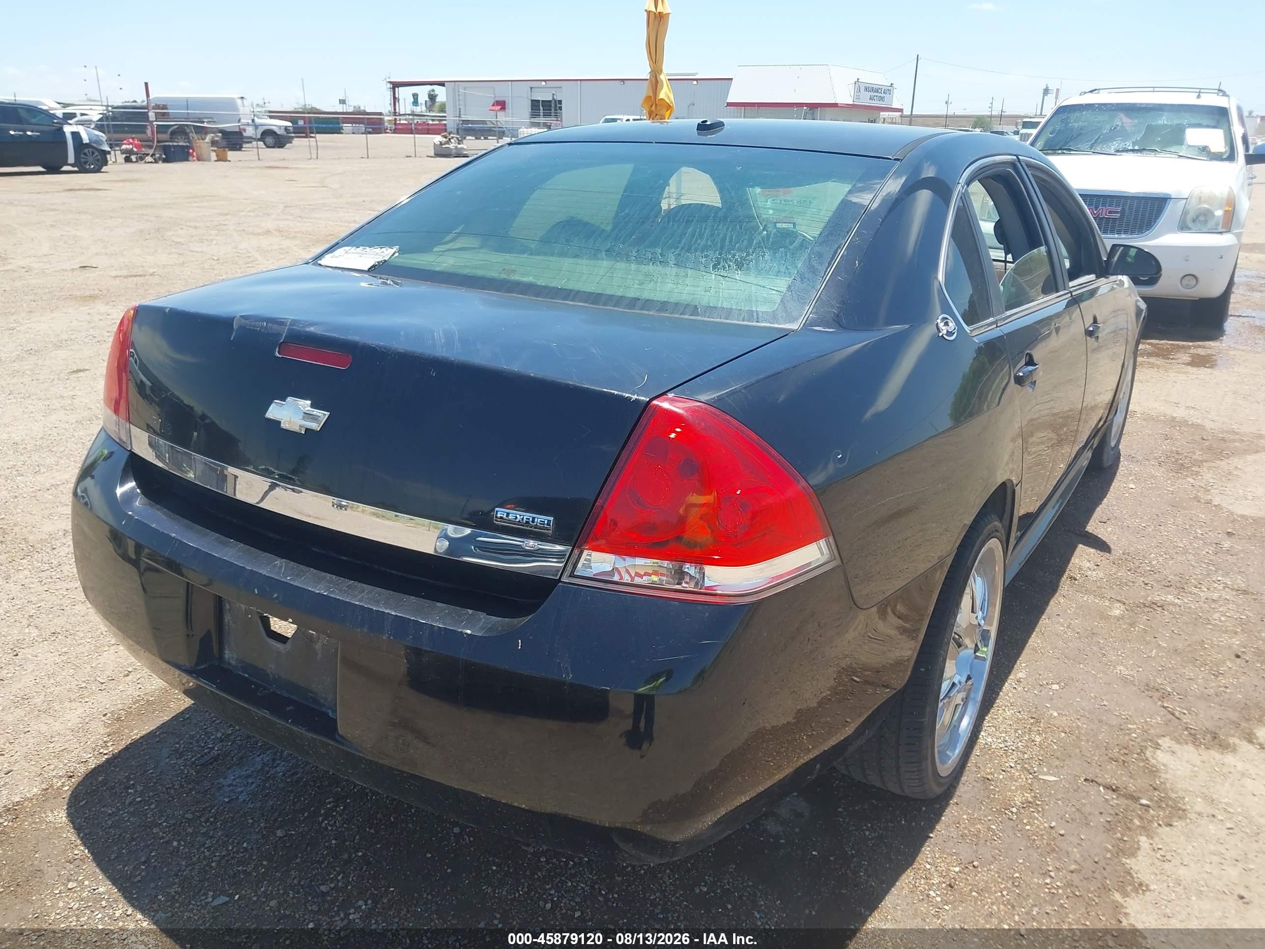 2009 Chevrolet Impala Ls Black vin: 2G1WB57KX91253930