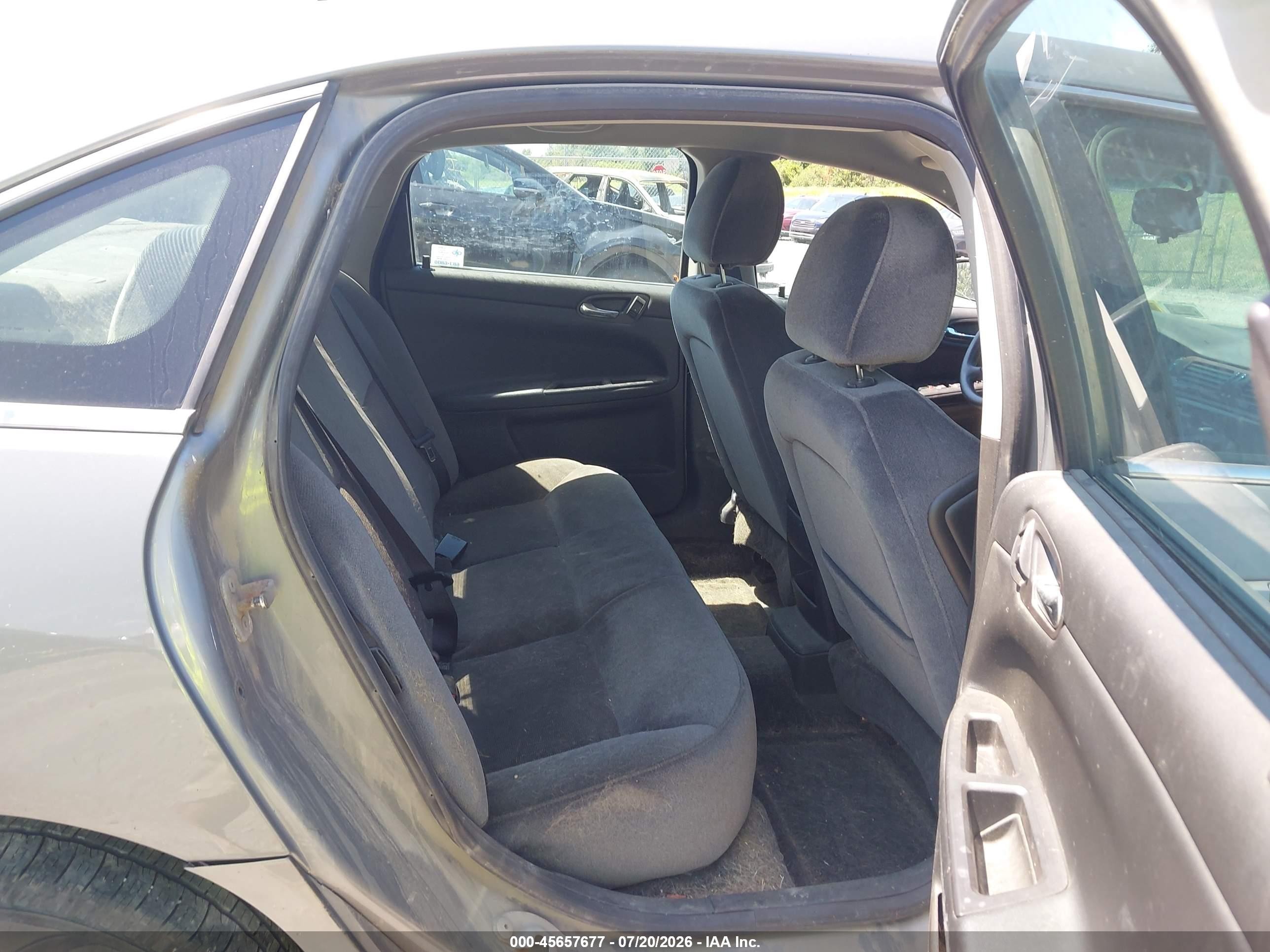 2009 Chevrolet Impala Ls Gray vin: 2G1WB57N191147957