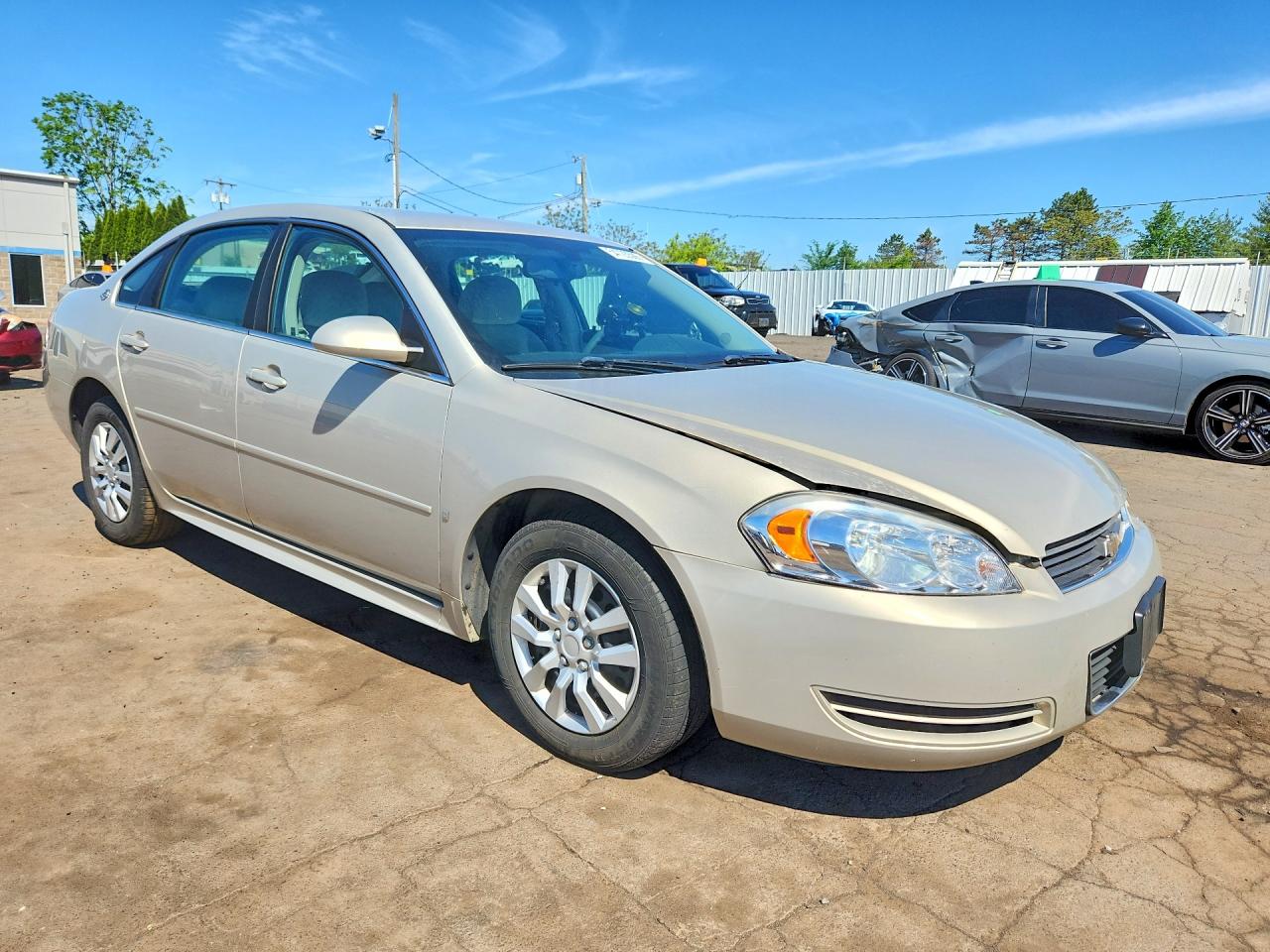 2009 Chevrolet Impala Ls Beige vin: 2G1WB57N191192638