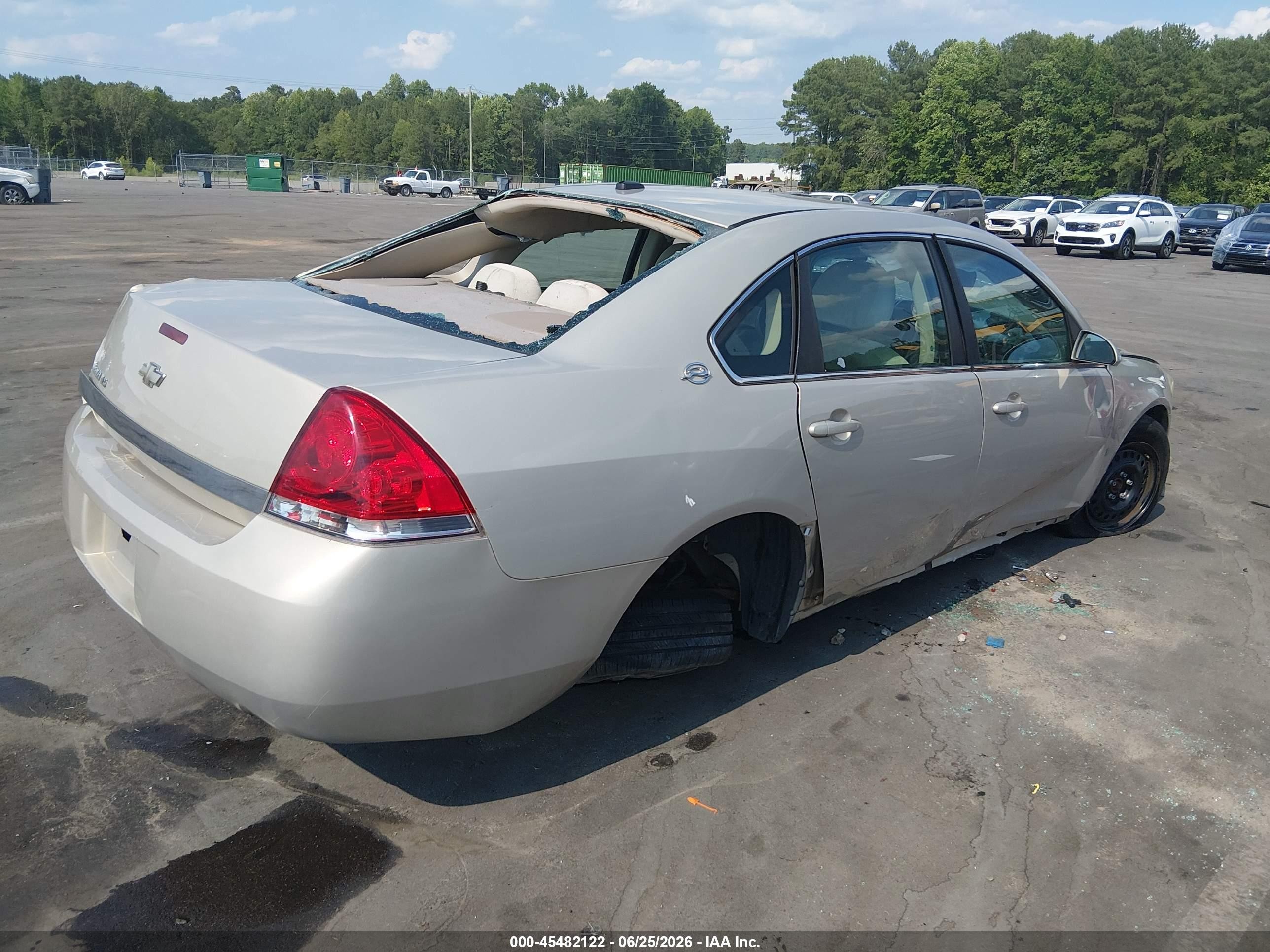 2009 Chevrolet Impala Ls Tan vin: 2G1WB57N491225146