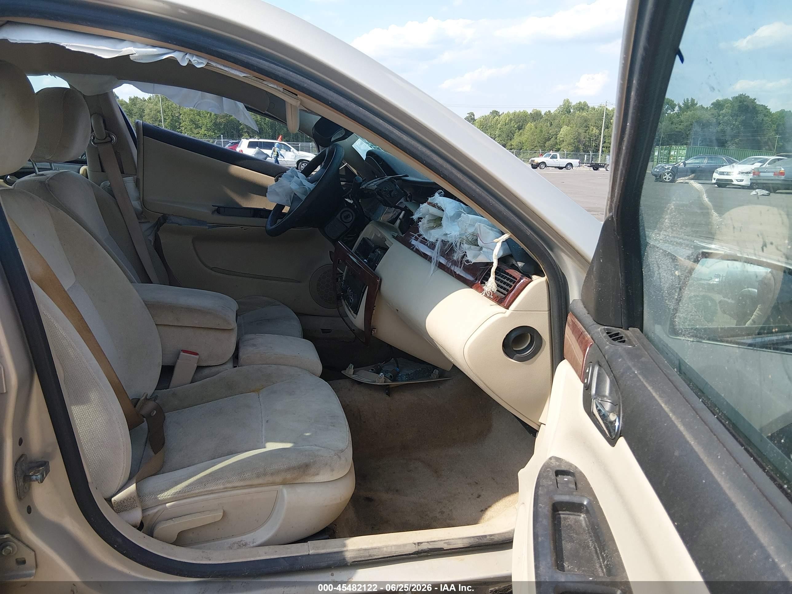 2009 Chevrolet Impala Ls Tan vin: 2G1WB57N491225146