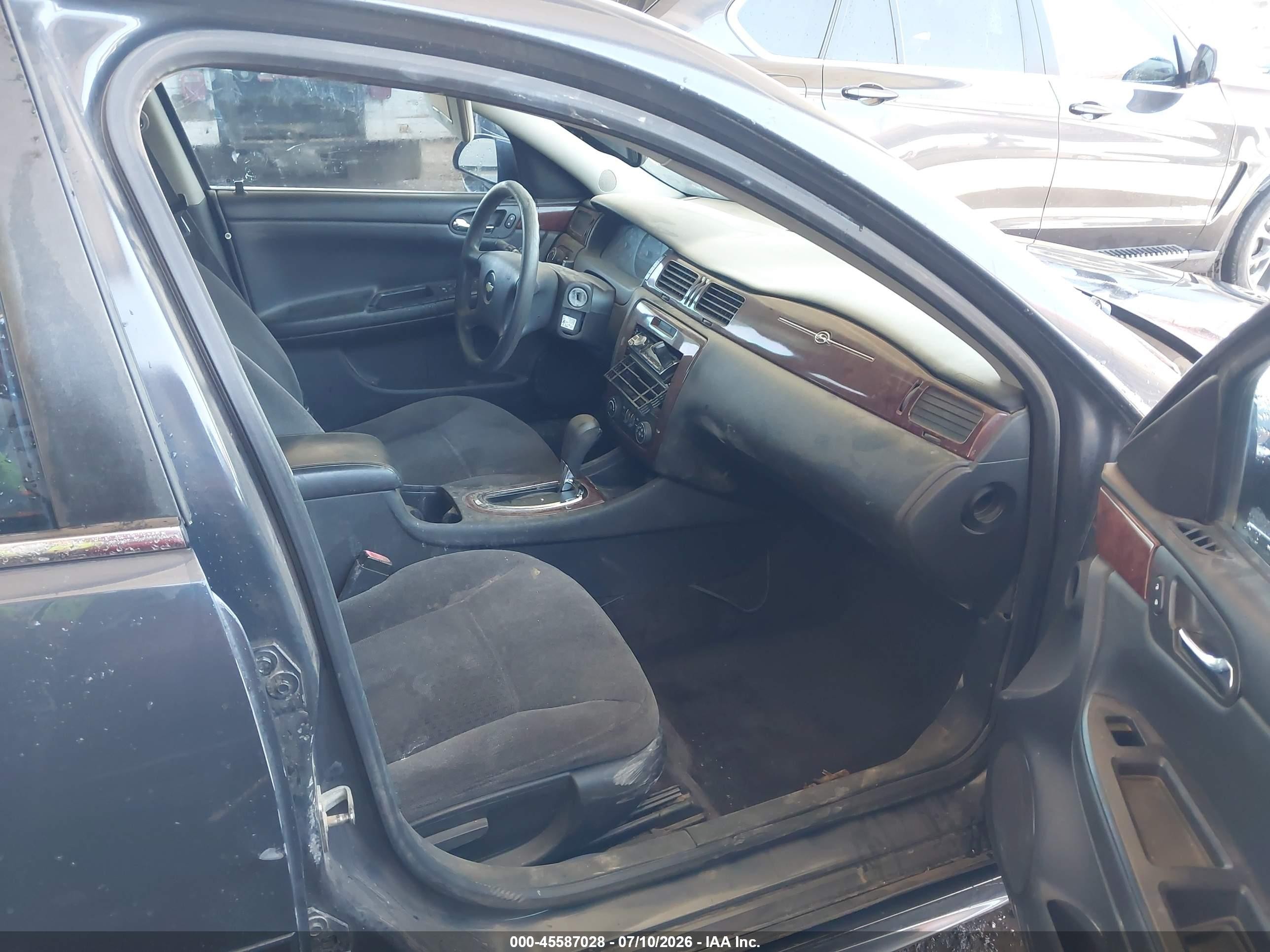 2009 Chevrolet Impala Ls Gray vin: 2G1WB57N591154250