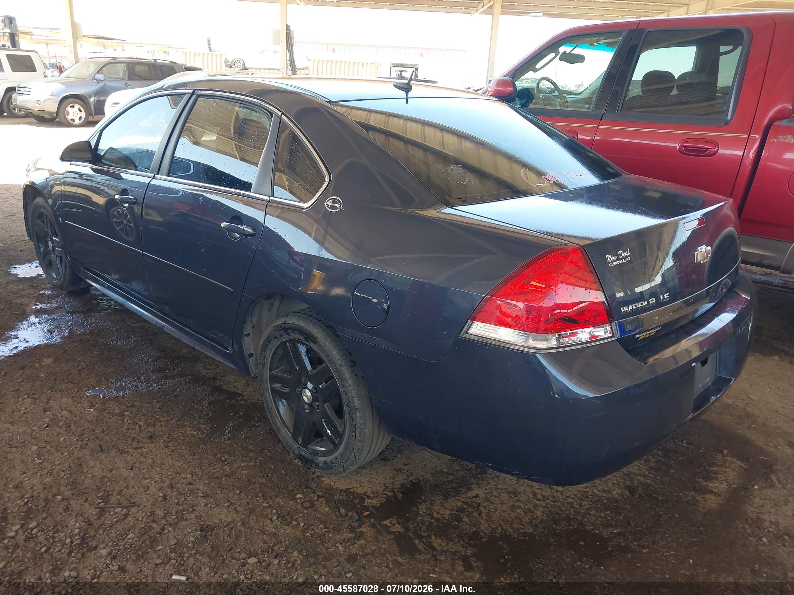 2009 Chevrolet Impala Ls Gray vin: 2G1WB57N591154250