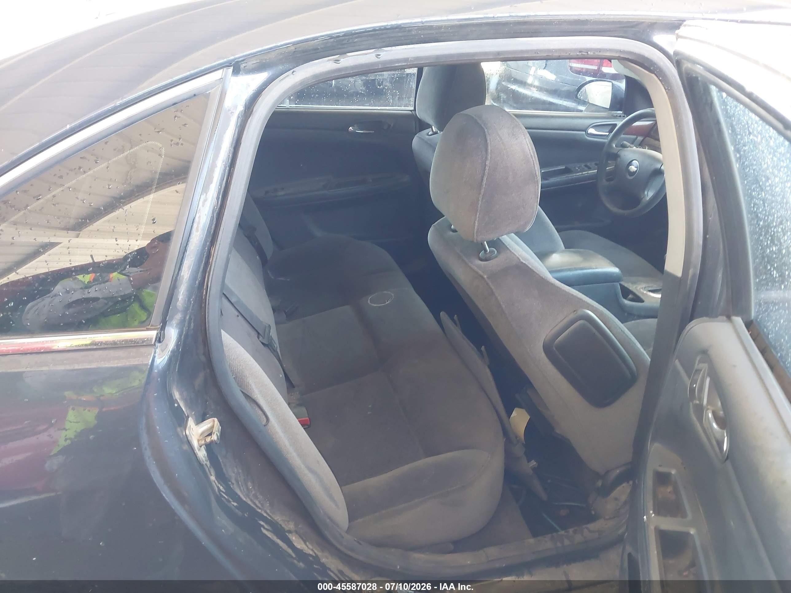 2009 Chevrolet Impala Ls Gray vin: 2G1WB57N591154250