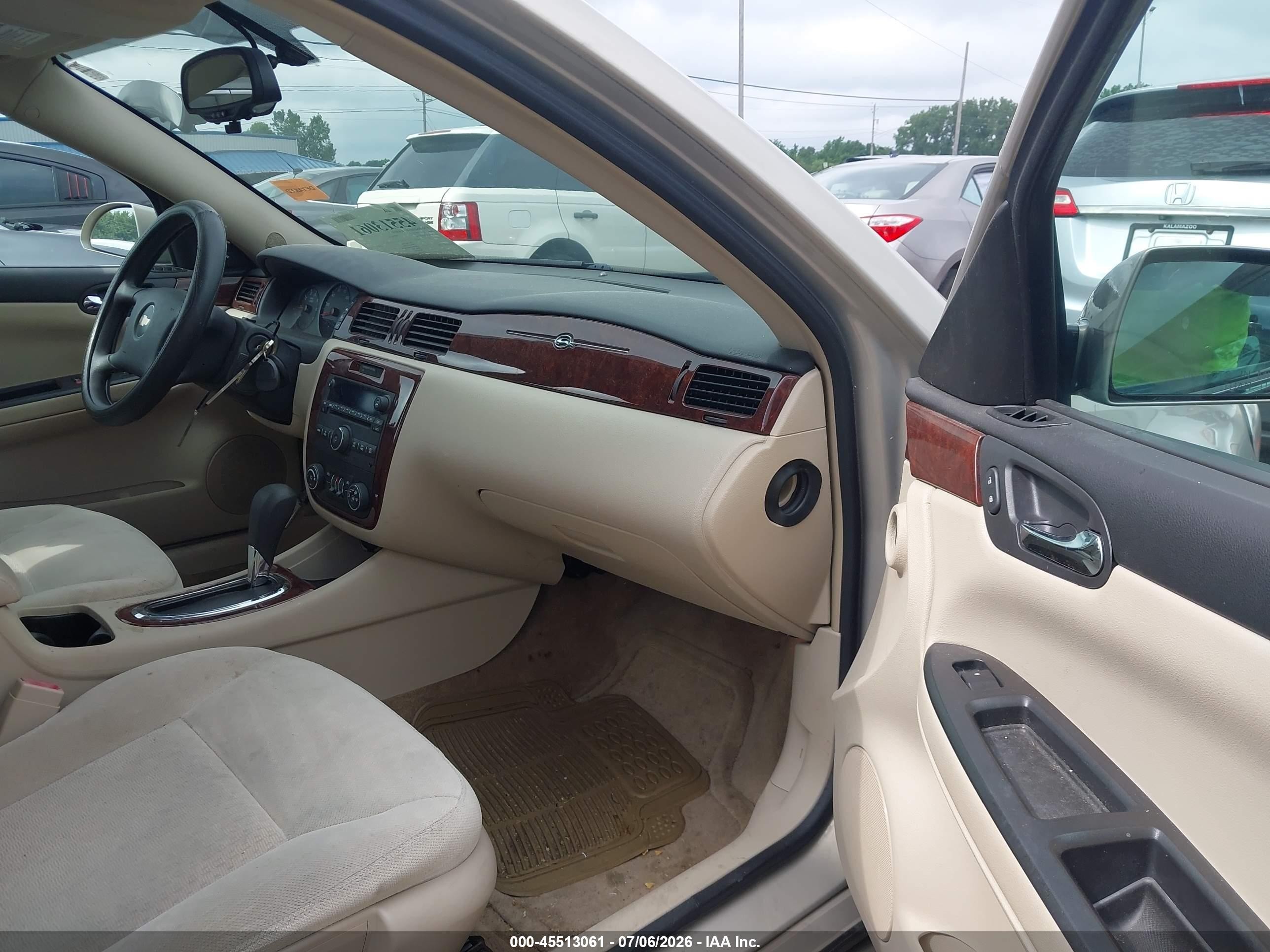 2009 Chevrolet Impala Ls Tan vin: 2G1WB57N691292394