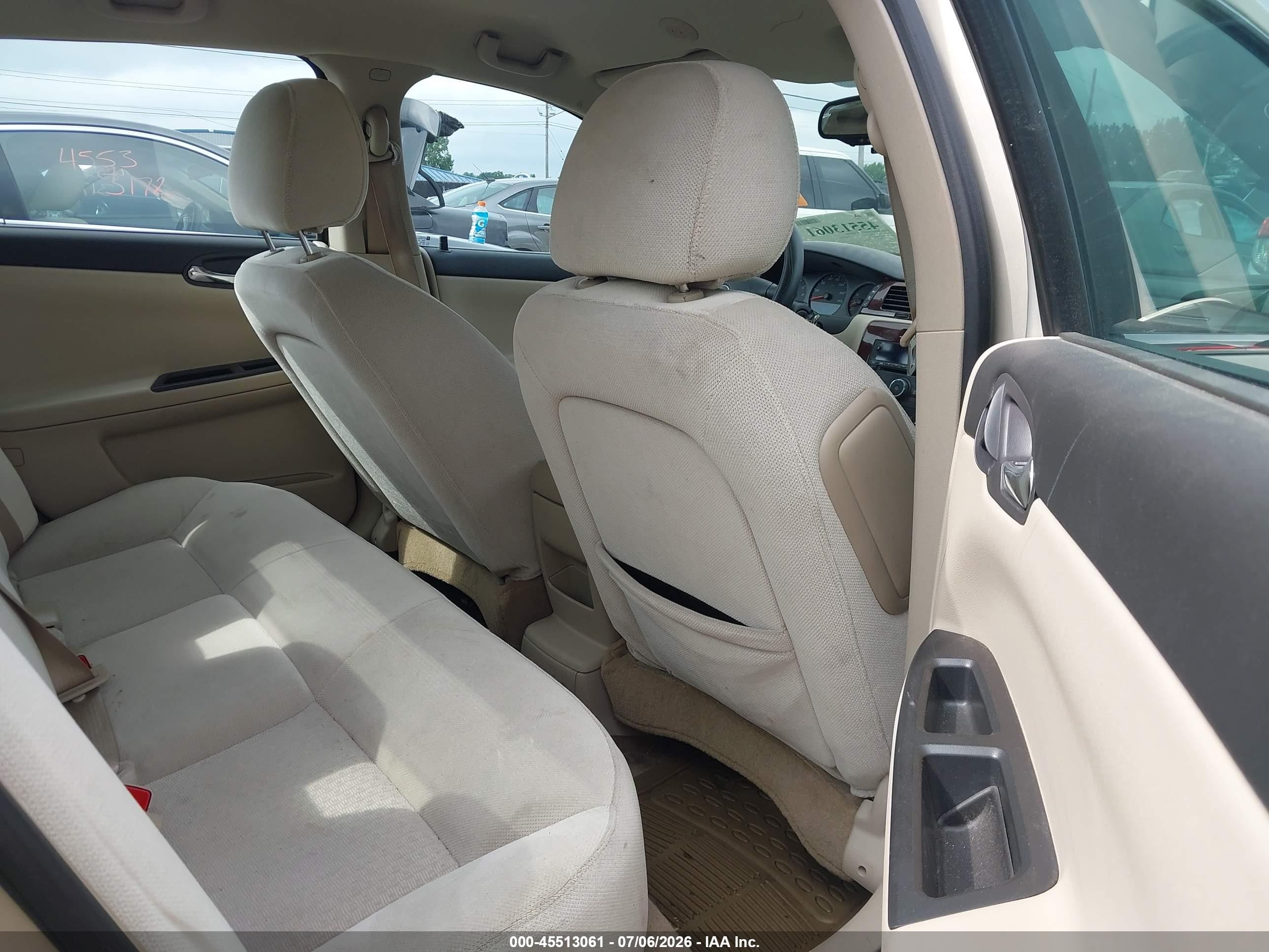 2009 Chevrolet Impala Ls Tan vin: 2G1WB57N691292394