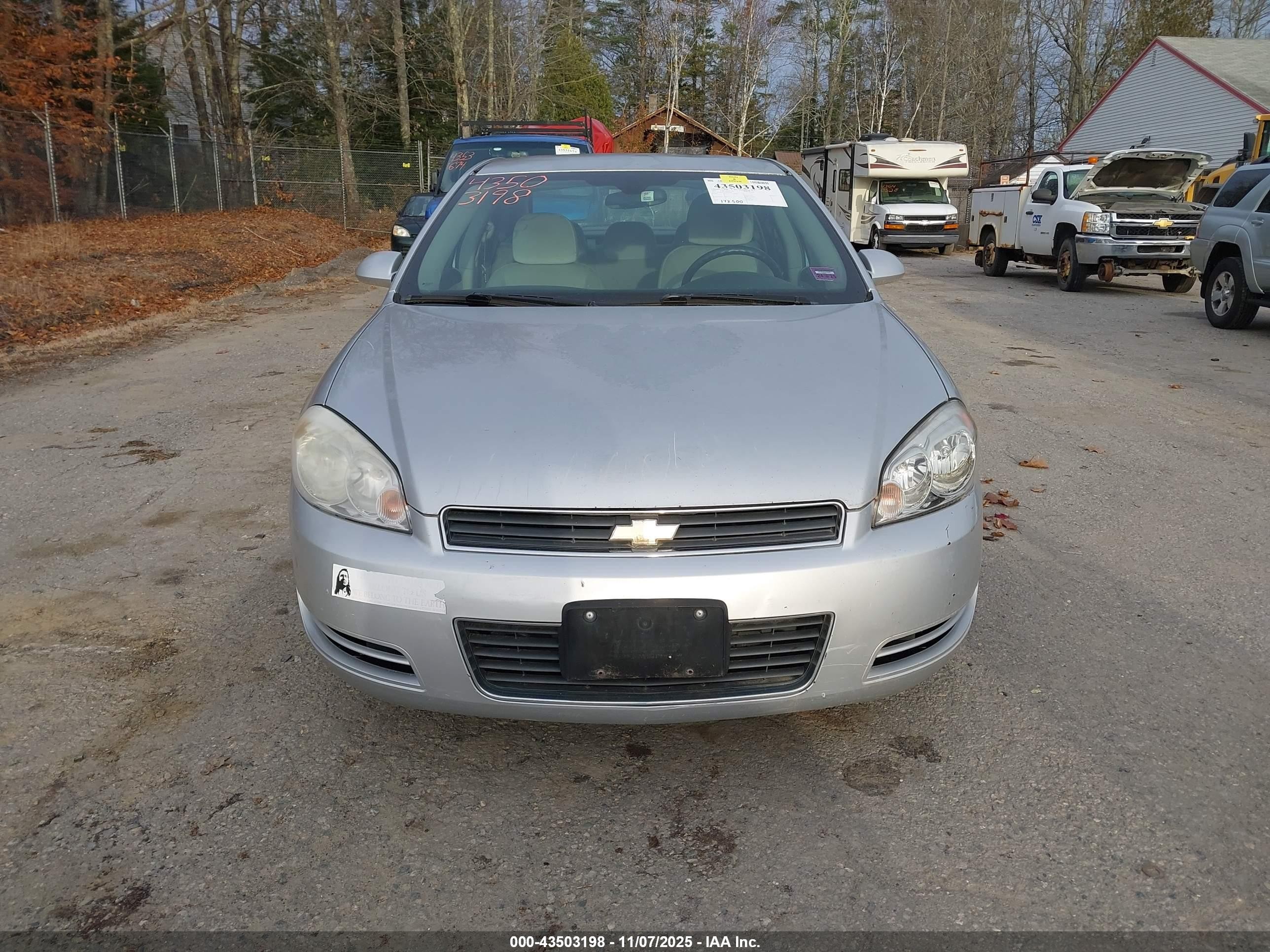 2009 Chevrolet Impala Ls Серебряный vin: 2G1WB57N791292436