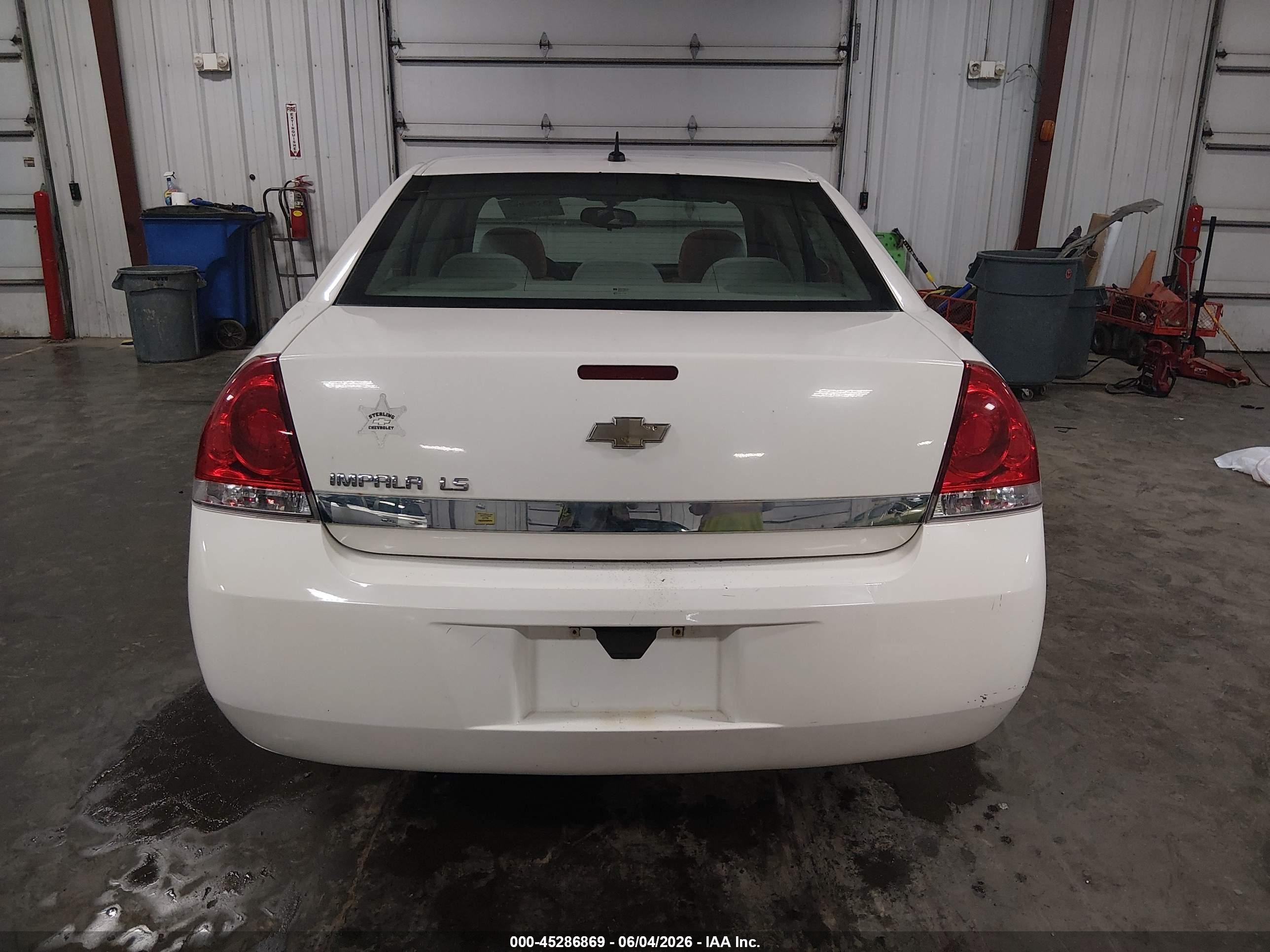 2006 Chevrolet Impala Ls White vin: 2G1WB58K069425328