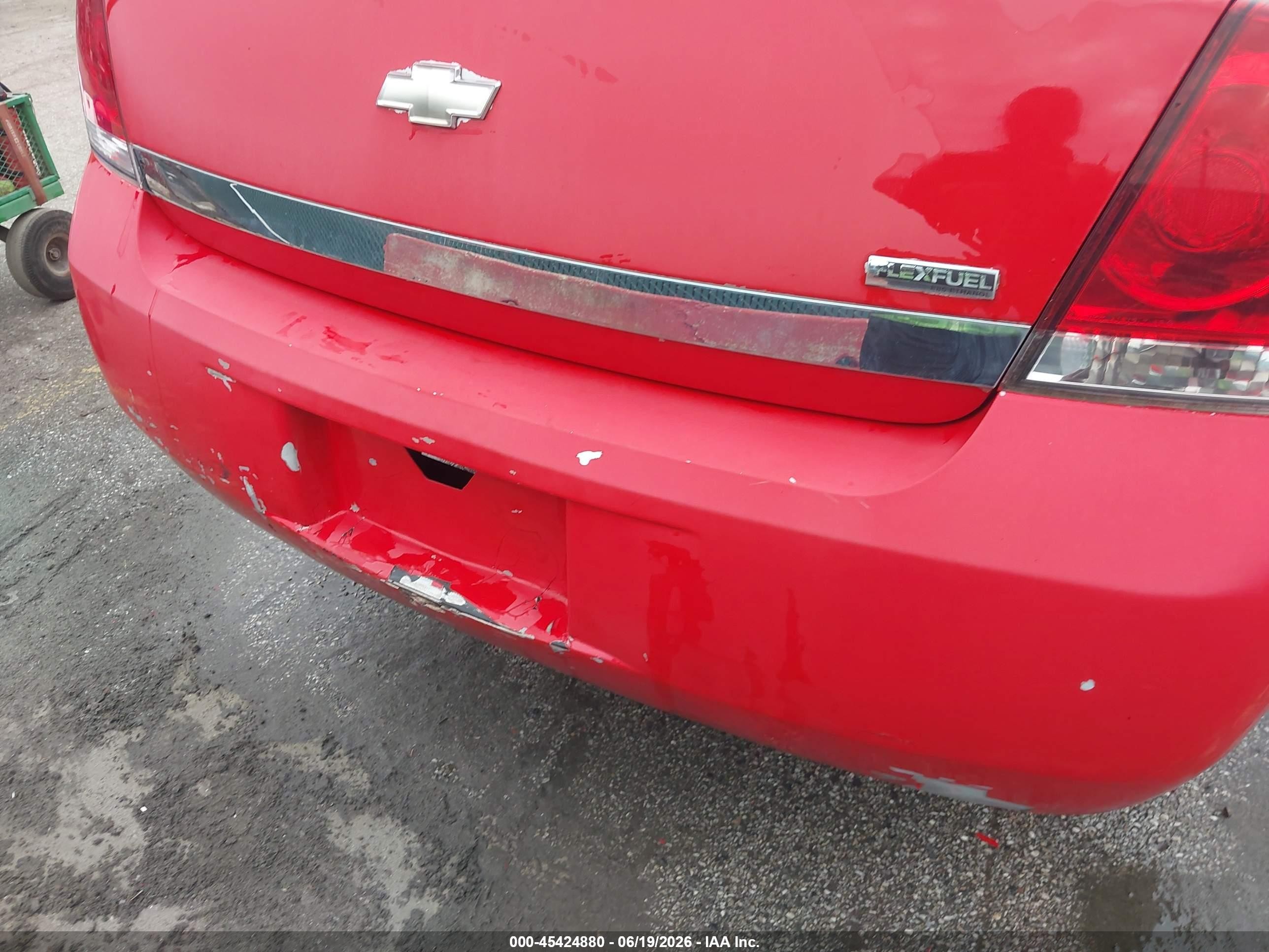 2007 Chevrolet Impala Ls Red vin: 2G1WB58K079184176