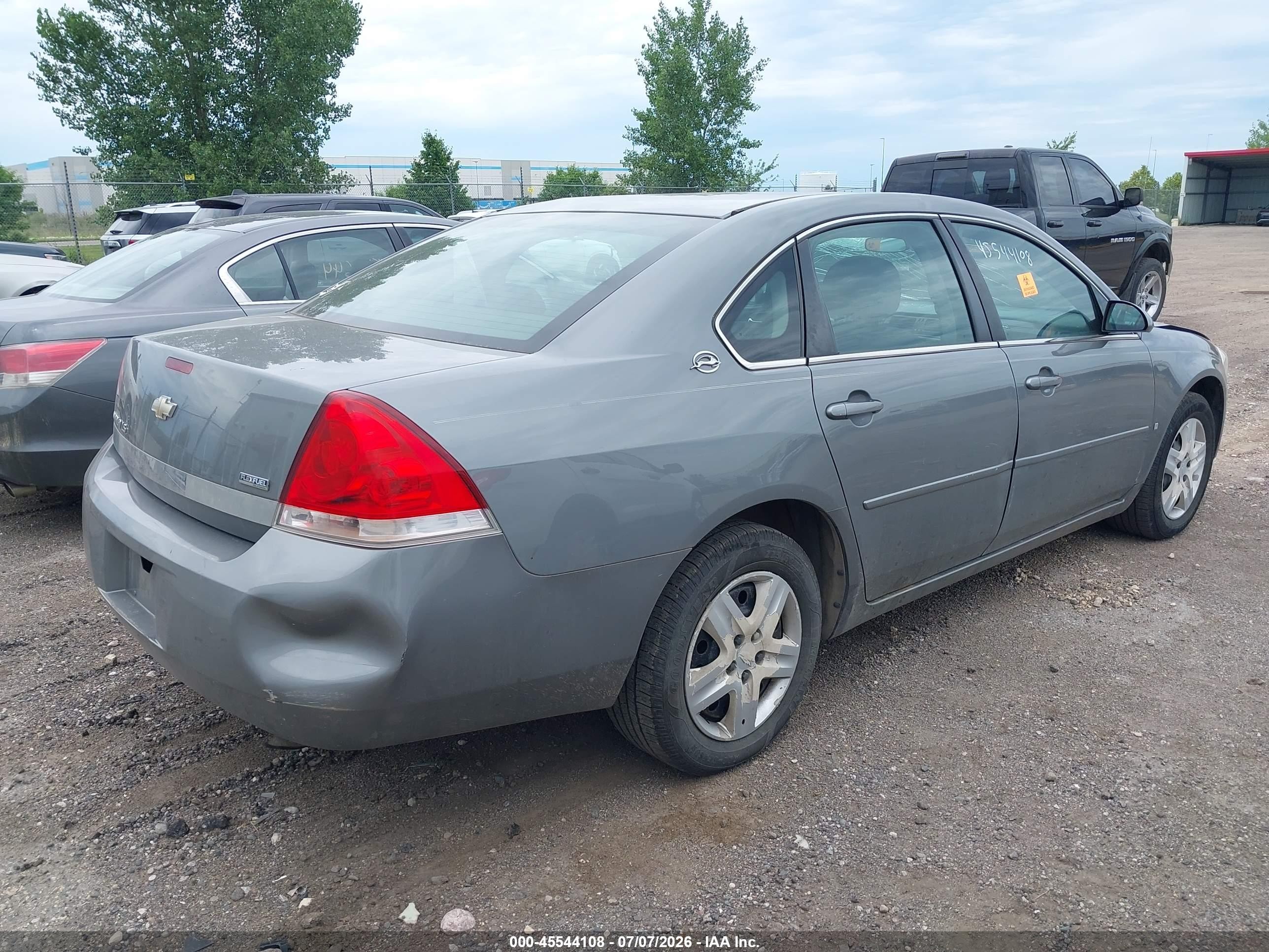 2007 Chevrolet Impala Ls Gray vin: 2G1WB58K079301108