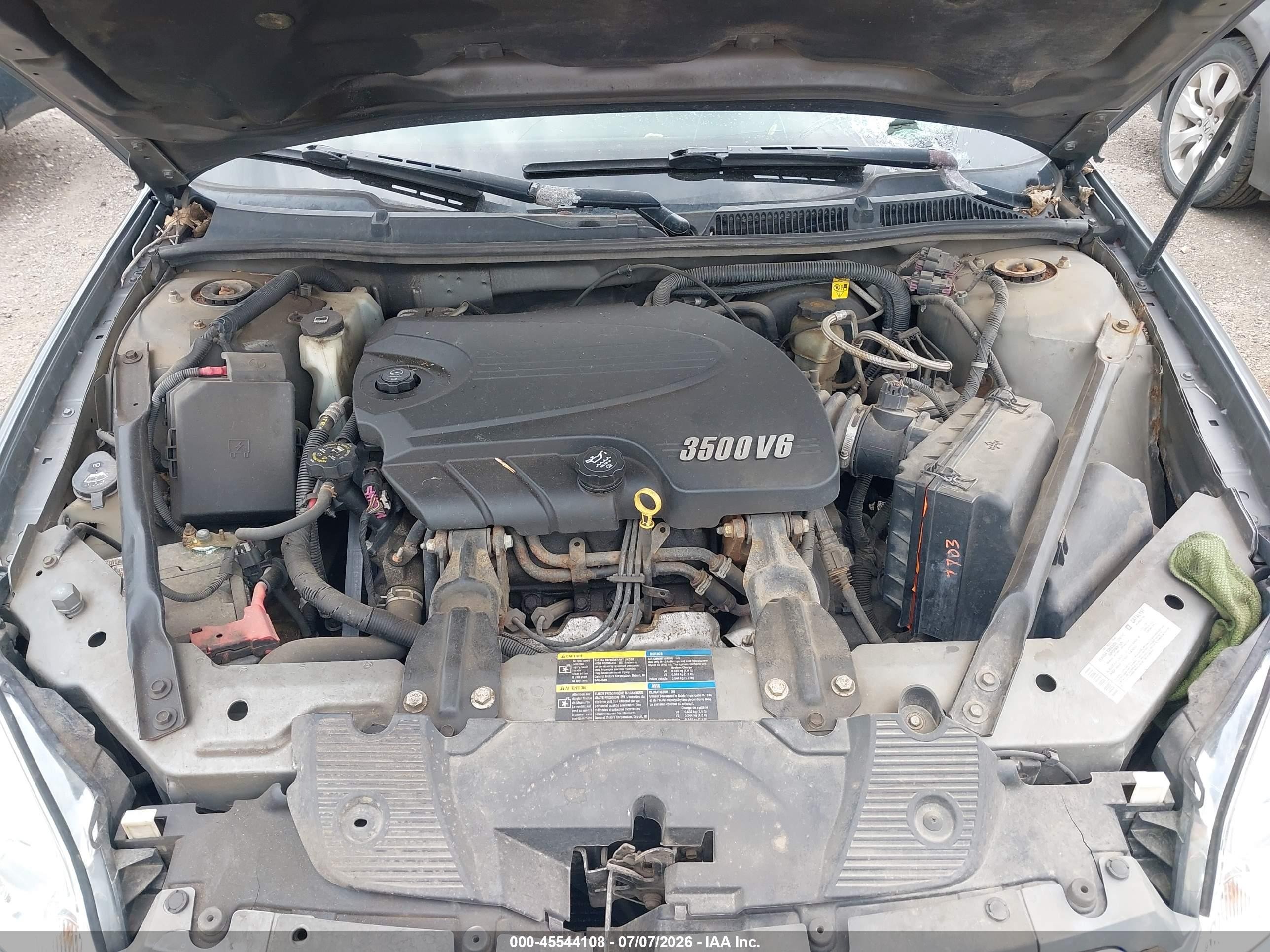2007 Chevrolet Impala Ls Gray vin: 2G1WB58K079301108