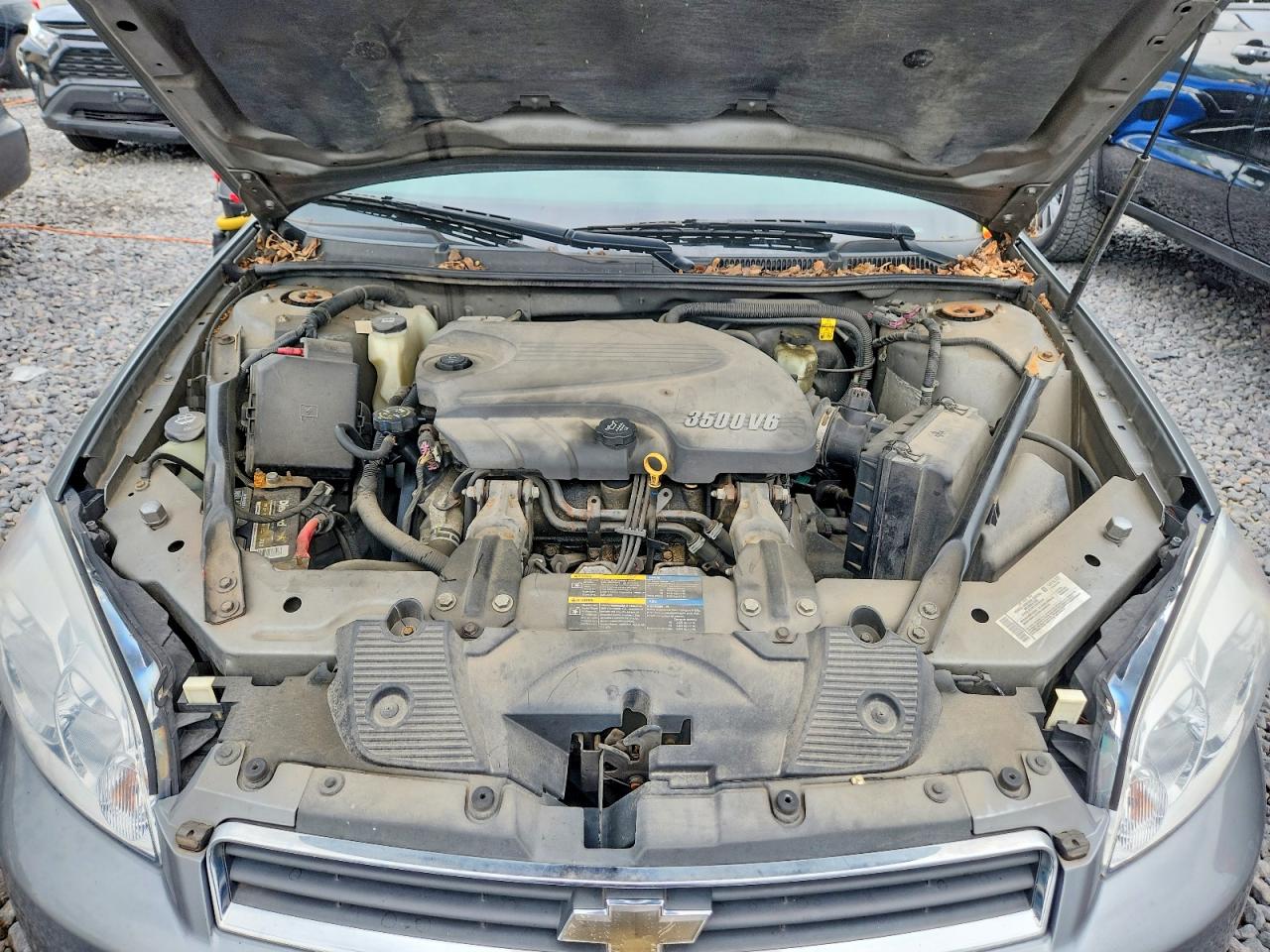 2007 Chevrolet Impala Ls Серый vin: 2G1WB58K079344234