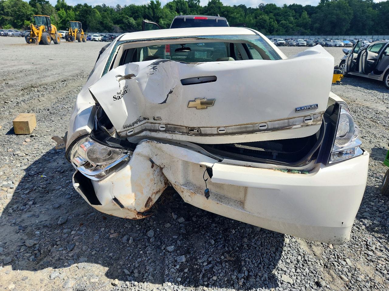 2007 Chevrolet Impala Ls White vin: 2G1WB58K079347134