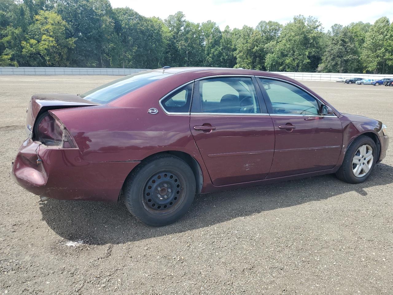 2007 Chevrolet Impala Ls Burgundy vin: 2G1WB58K079350020