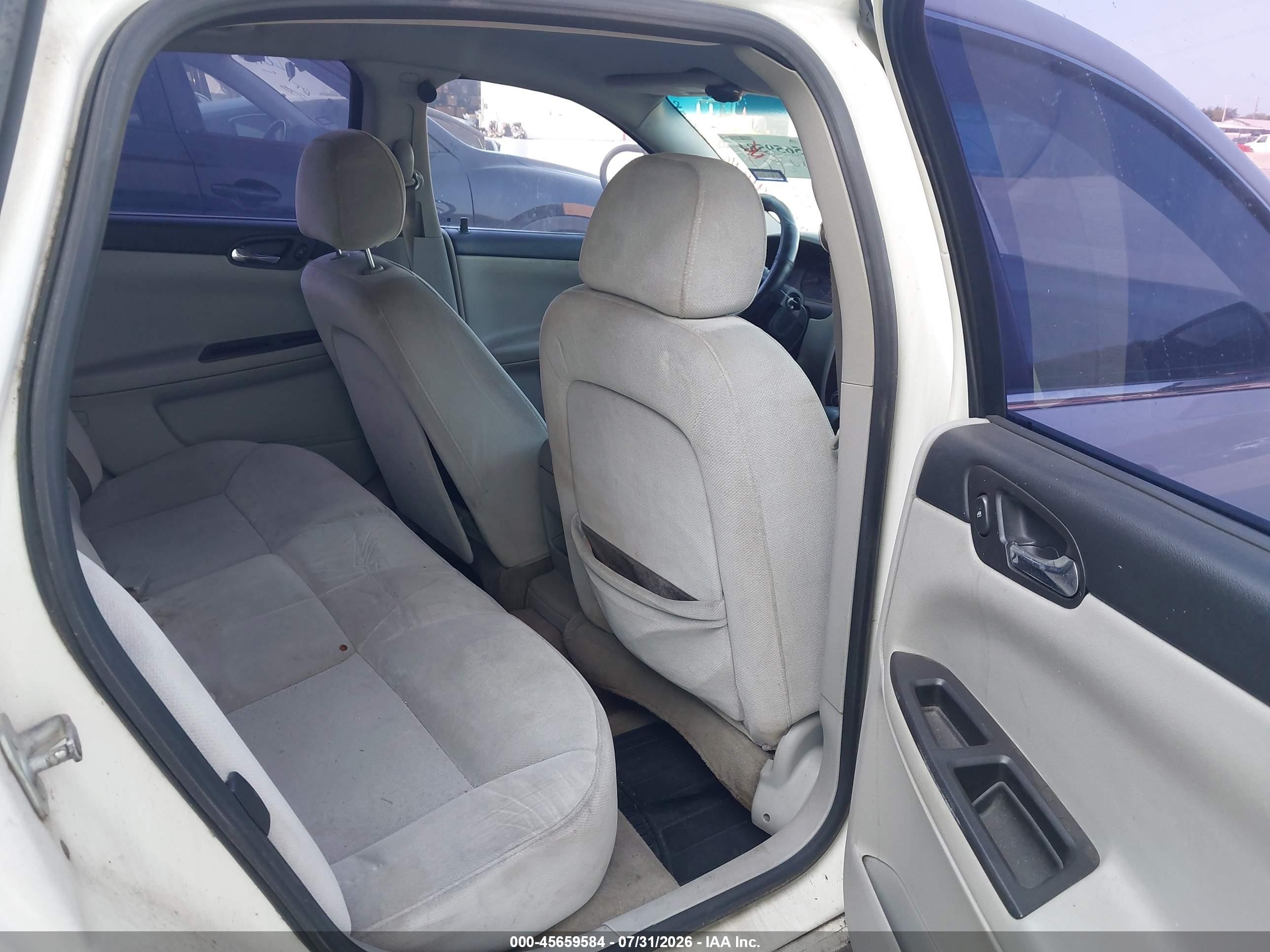 2007 Chevrolet Impala Ls Белый vin: 2G1WB58K079394616