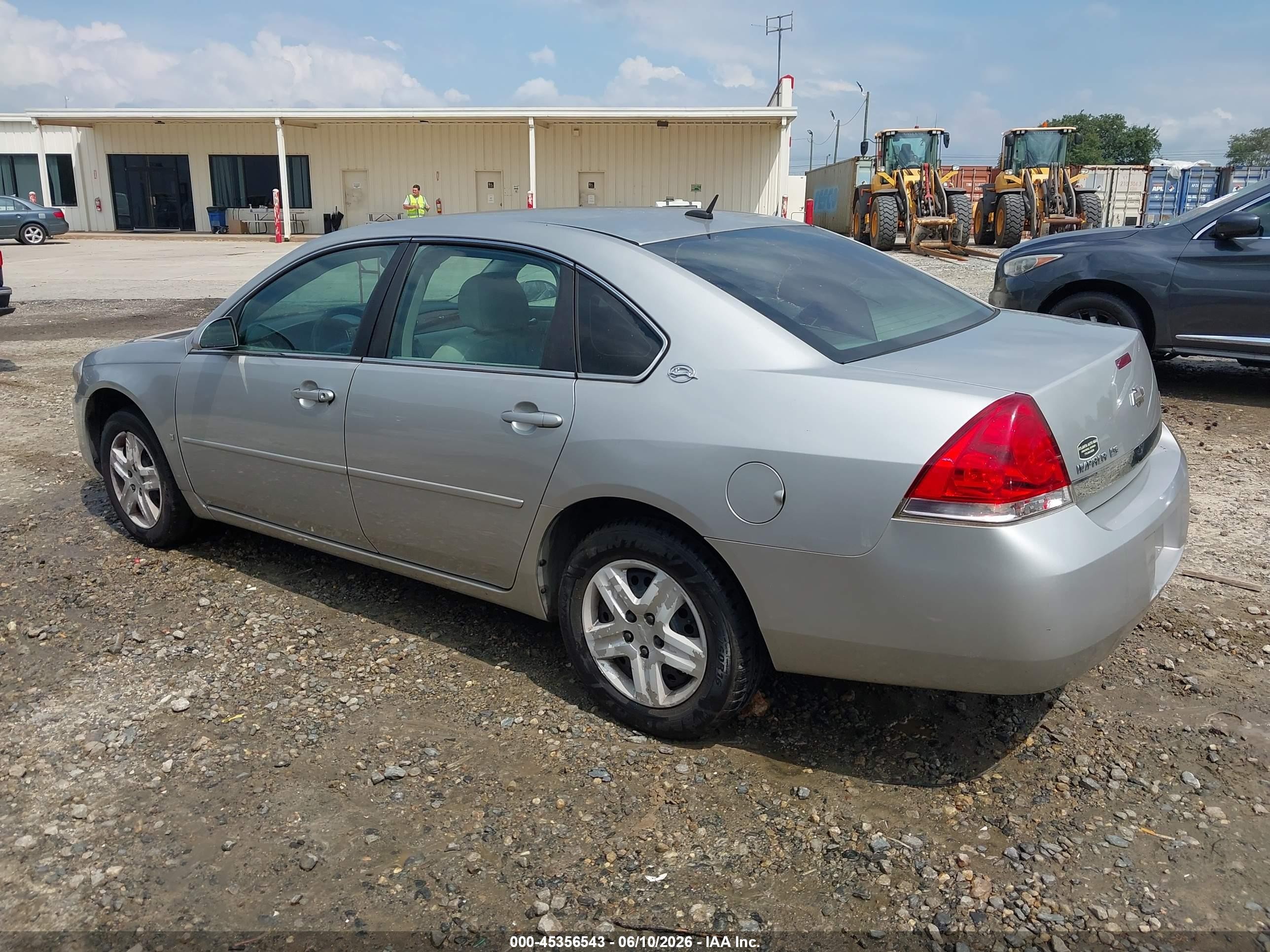 2008 Chevrolet Impala Ls Silver vin: 2G1WB58K081202157