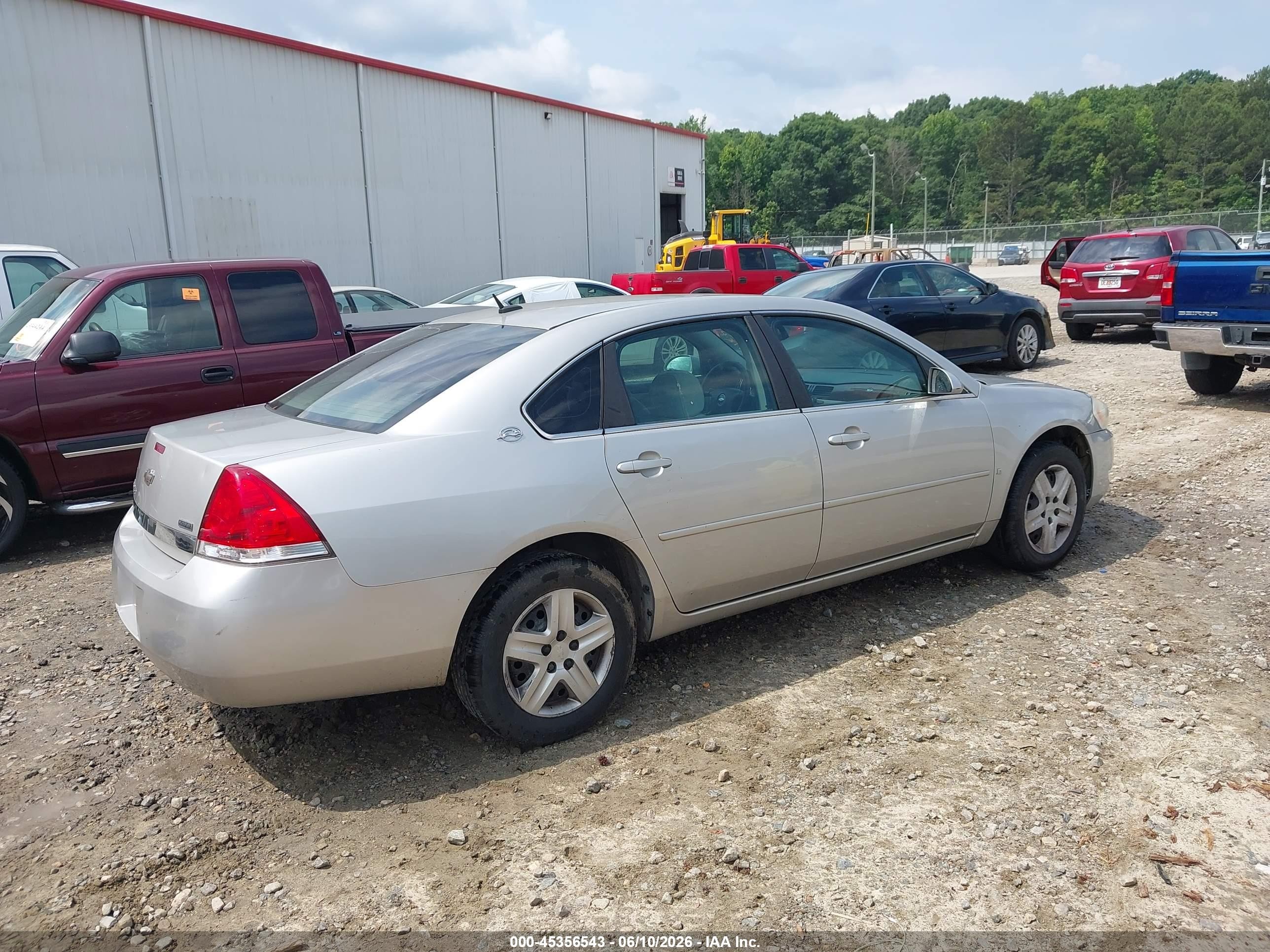 2008 Chevrolet Impala Ls Silver vin: 2G1WB58K081202157