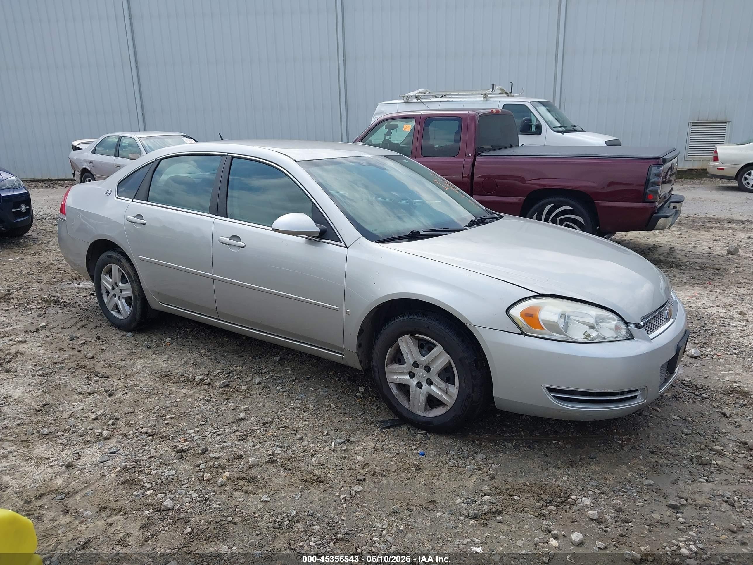 2008 Chevrolet Impala Ls Silver vin: 2G1WB58K081202157
