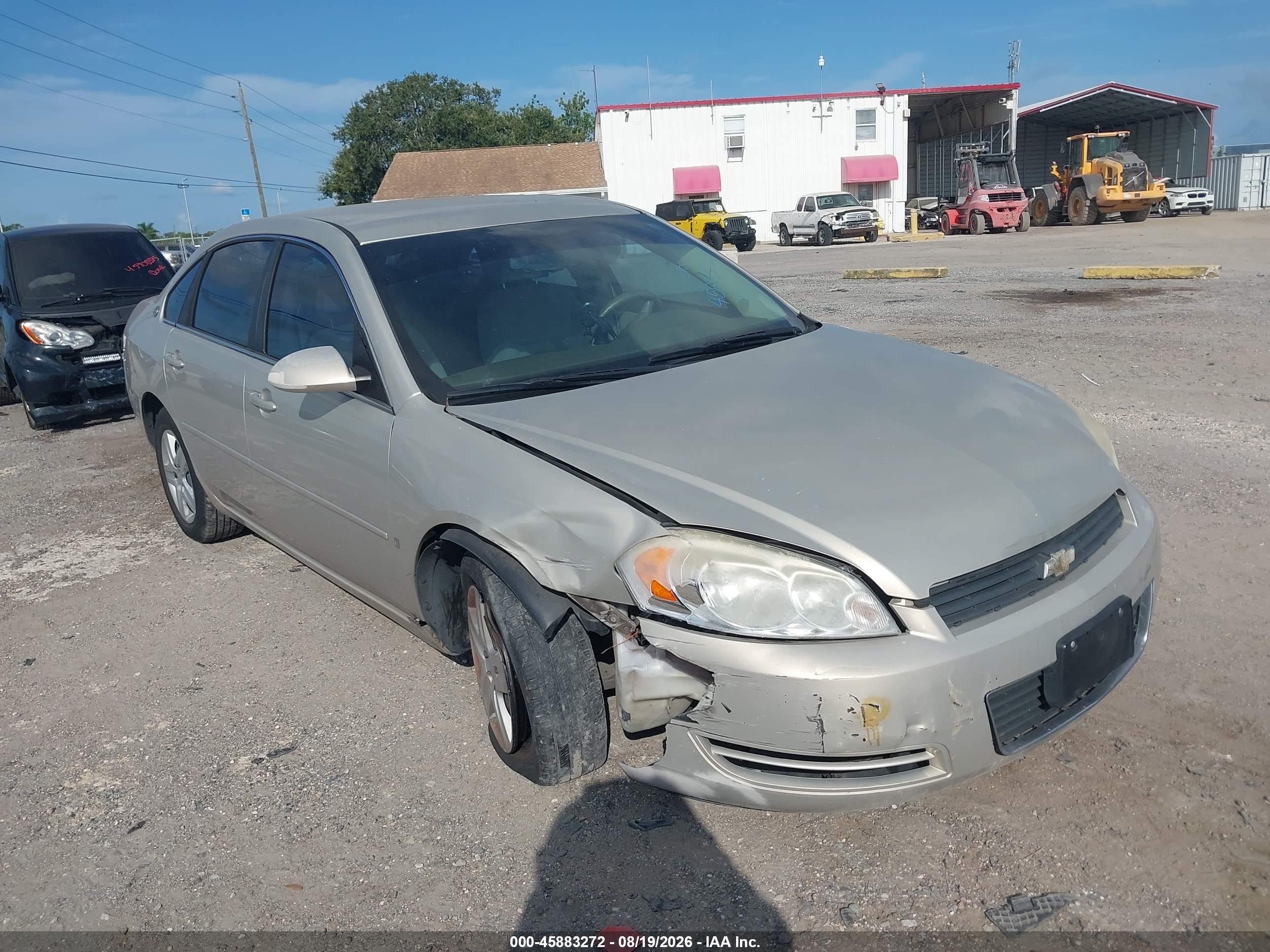2008 Chevrolet Impala Ls Gold vin: 2G1WB58K081265467