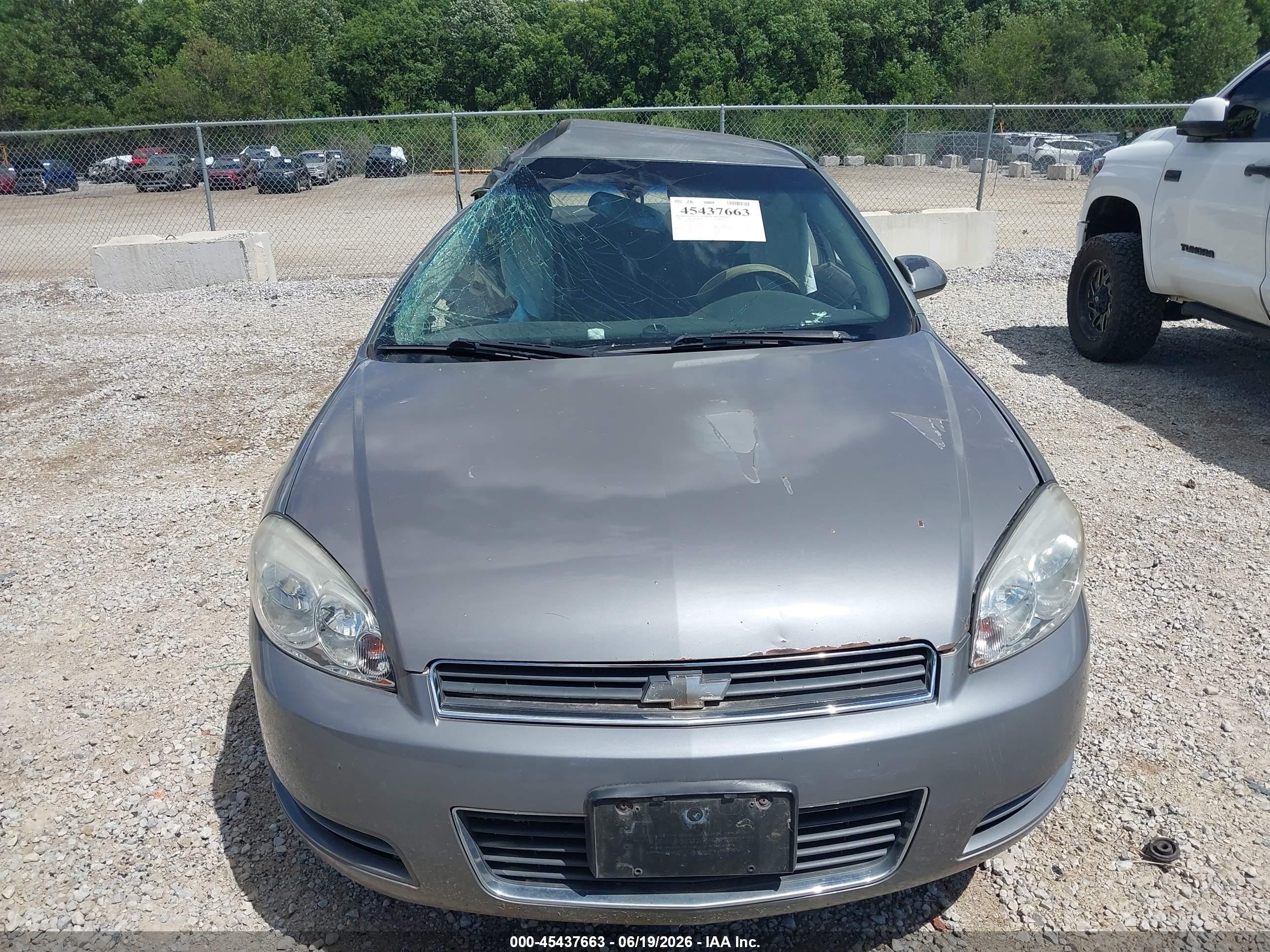 2008 Chevrolet Impala Ls Gray vin: 2G1WB58K081283662