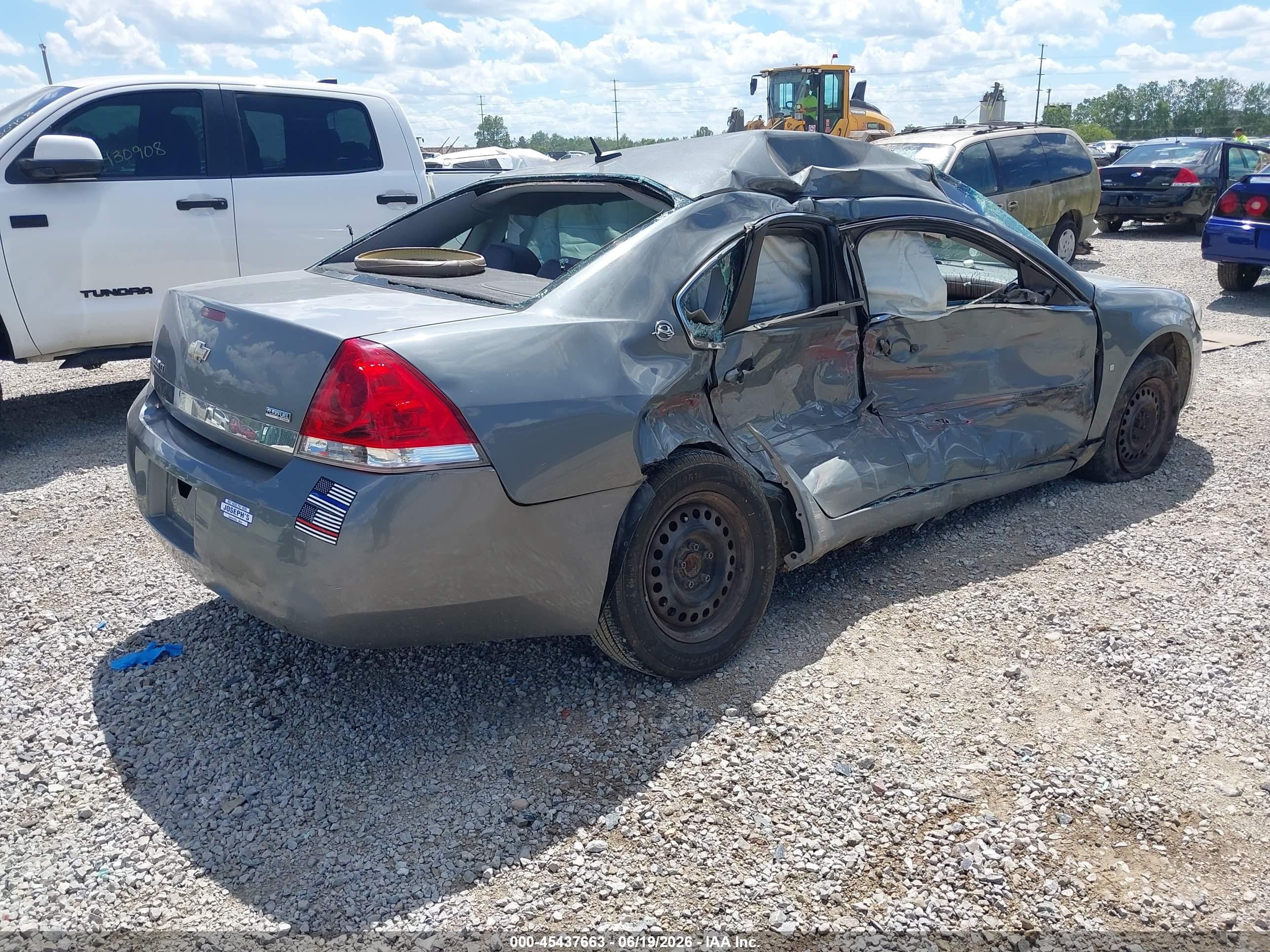 2008 Chevrolet Impala Ls Gray vin: 2G1WB58K081283662