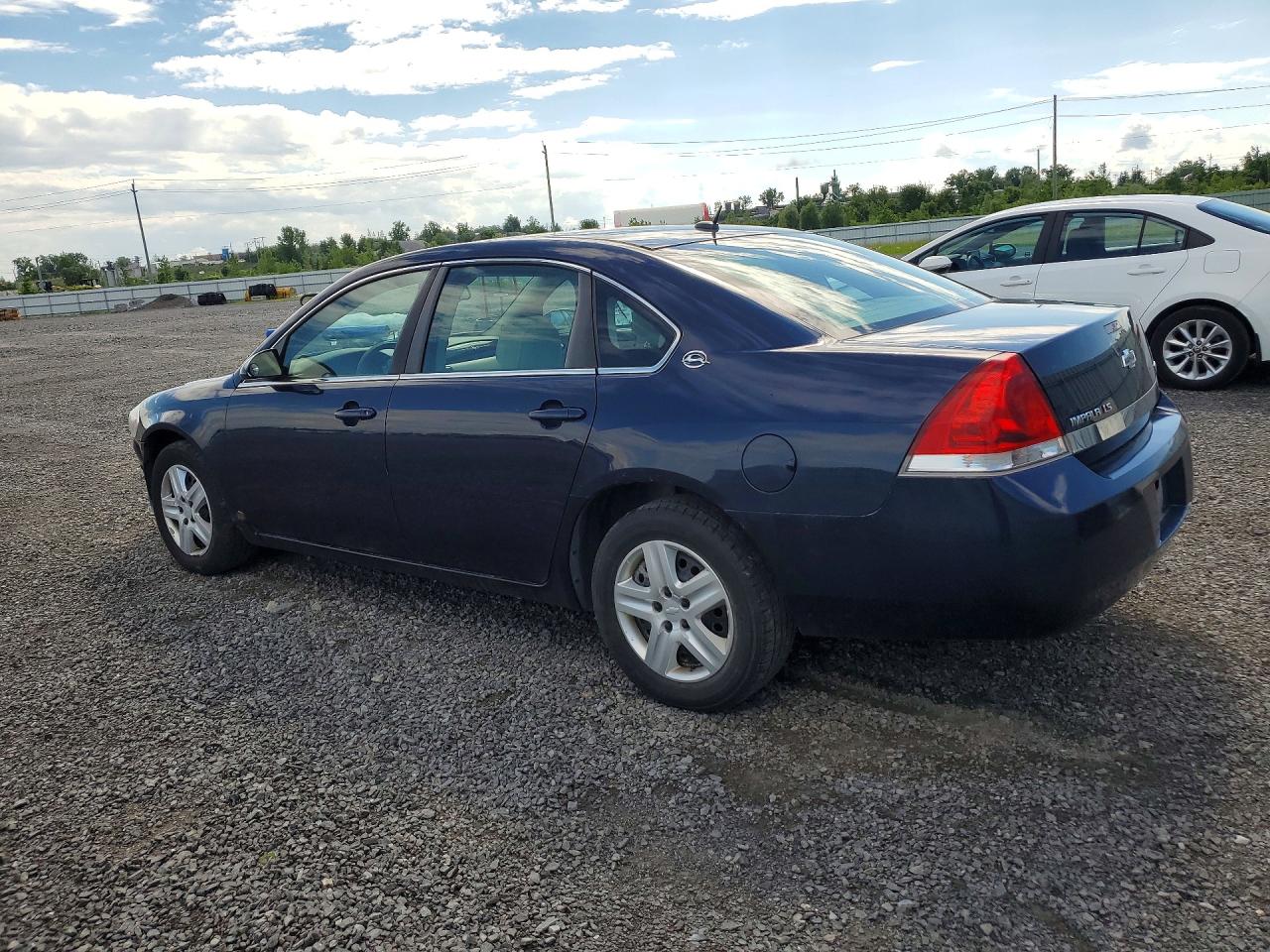 2008 Chevrolet Impala Ls Blue vin: 2G1WB58K081309046